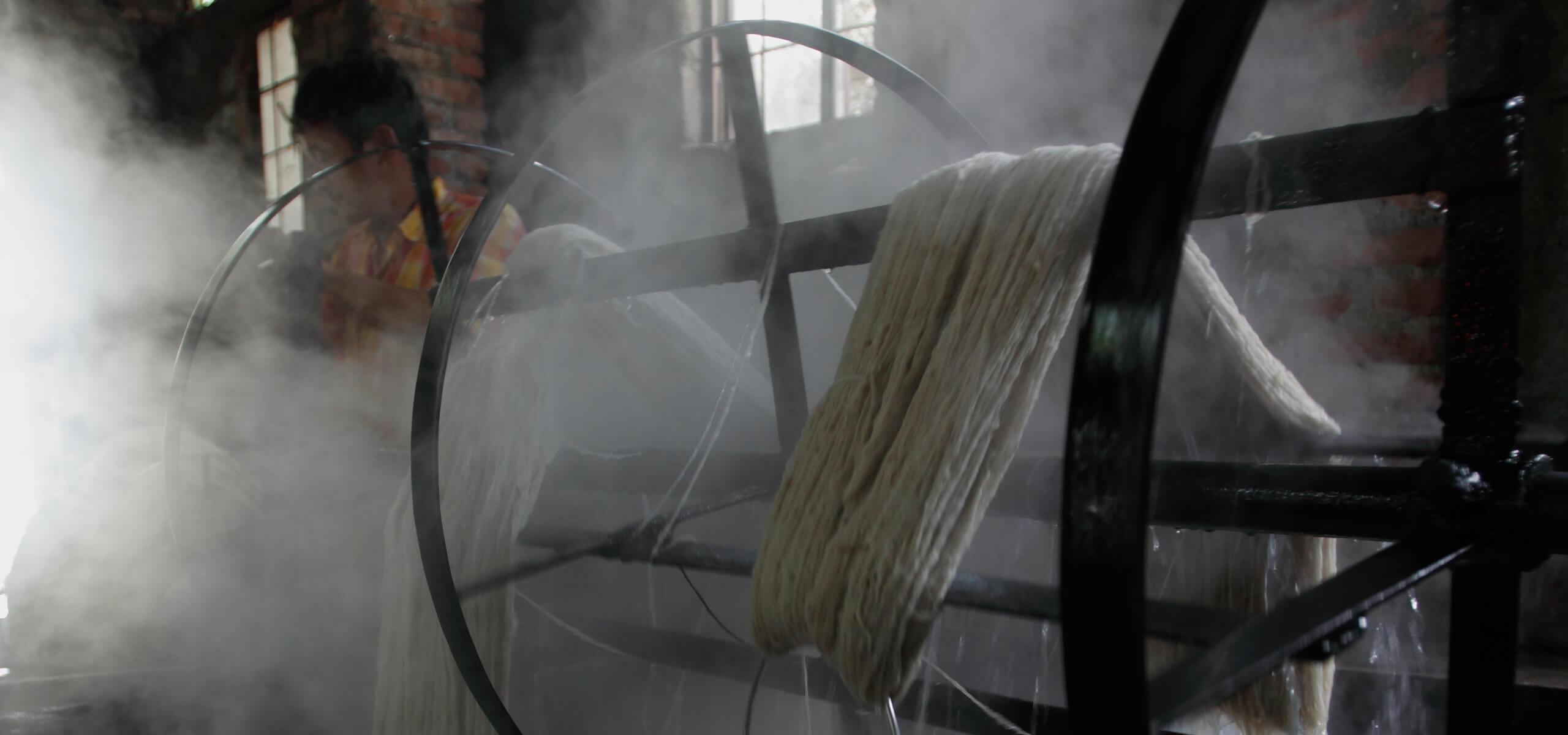 Rugs dyed with vegetable dye