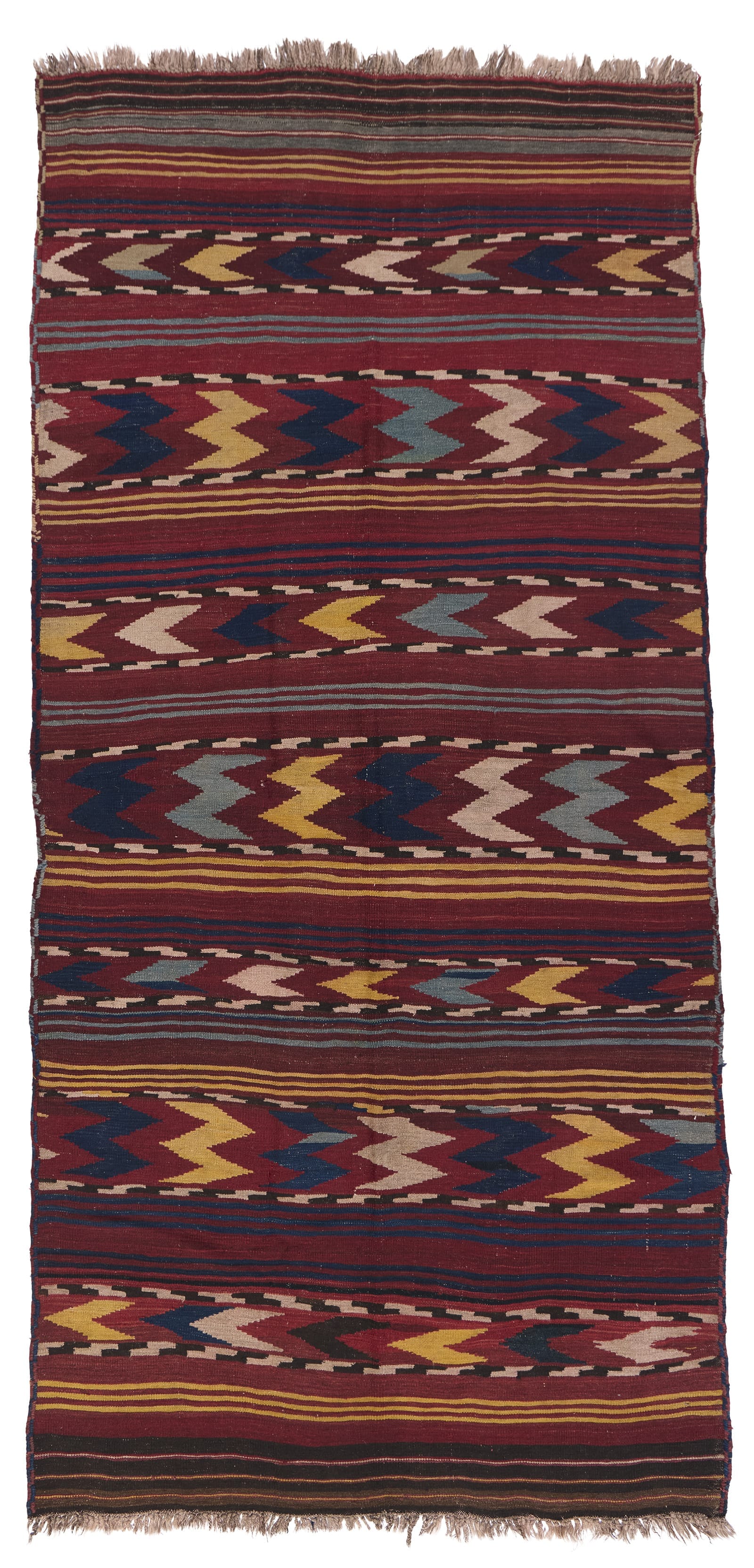 AFGHANI KILIM ANTIQUE 5' 3" x 11' 4"