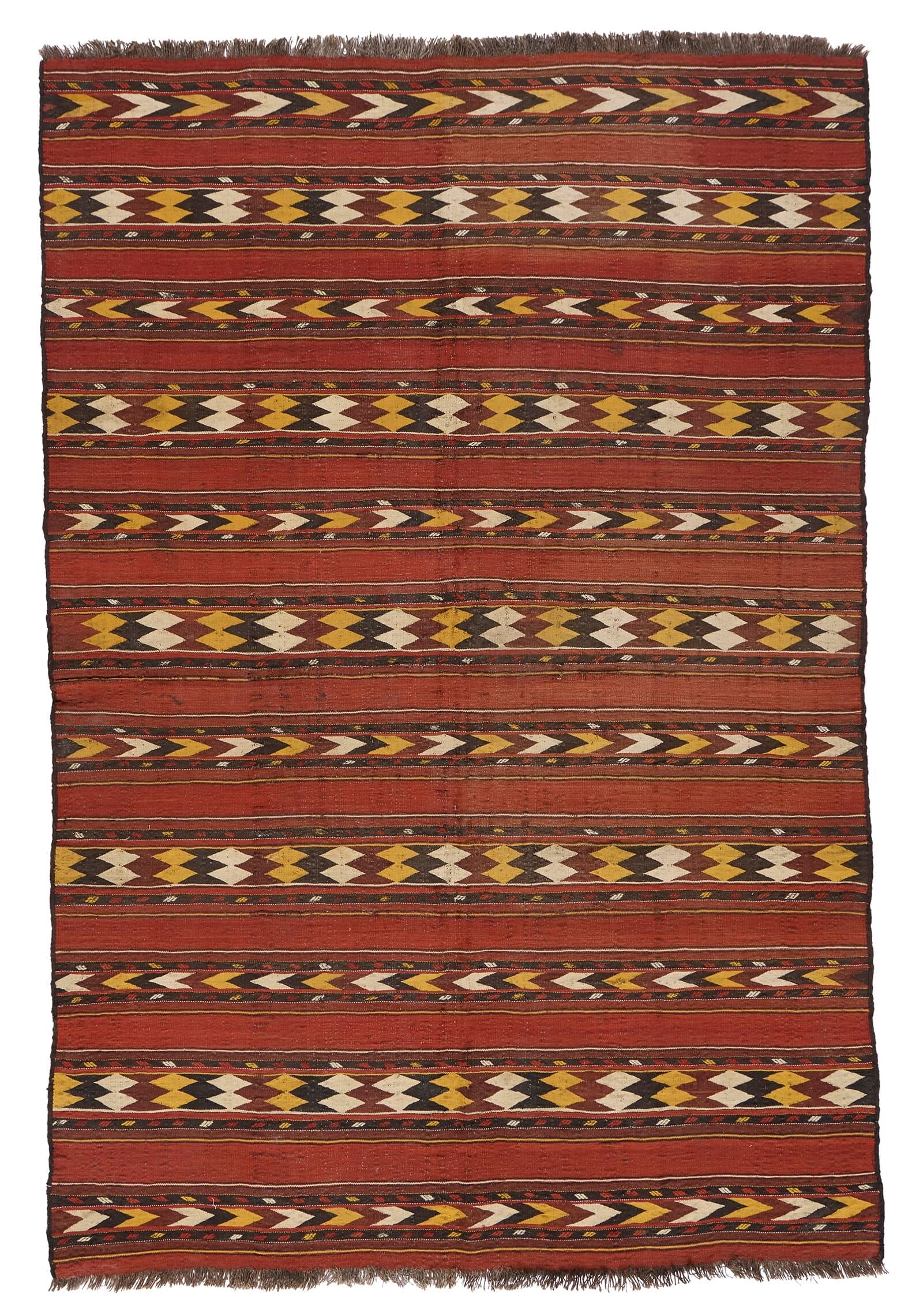 AFGHANI KILIM ANTIQUE 5' 5" x 8' 5"