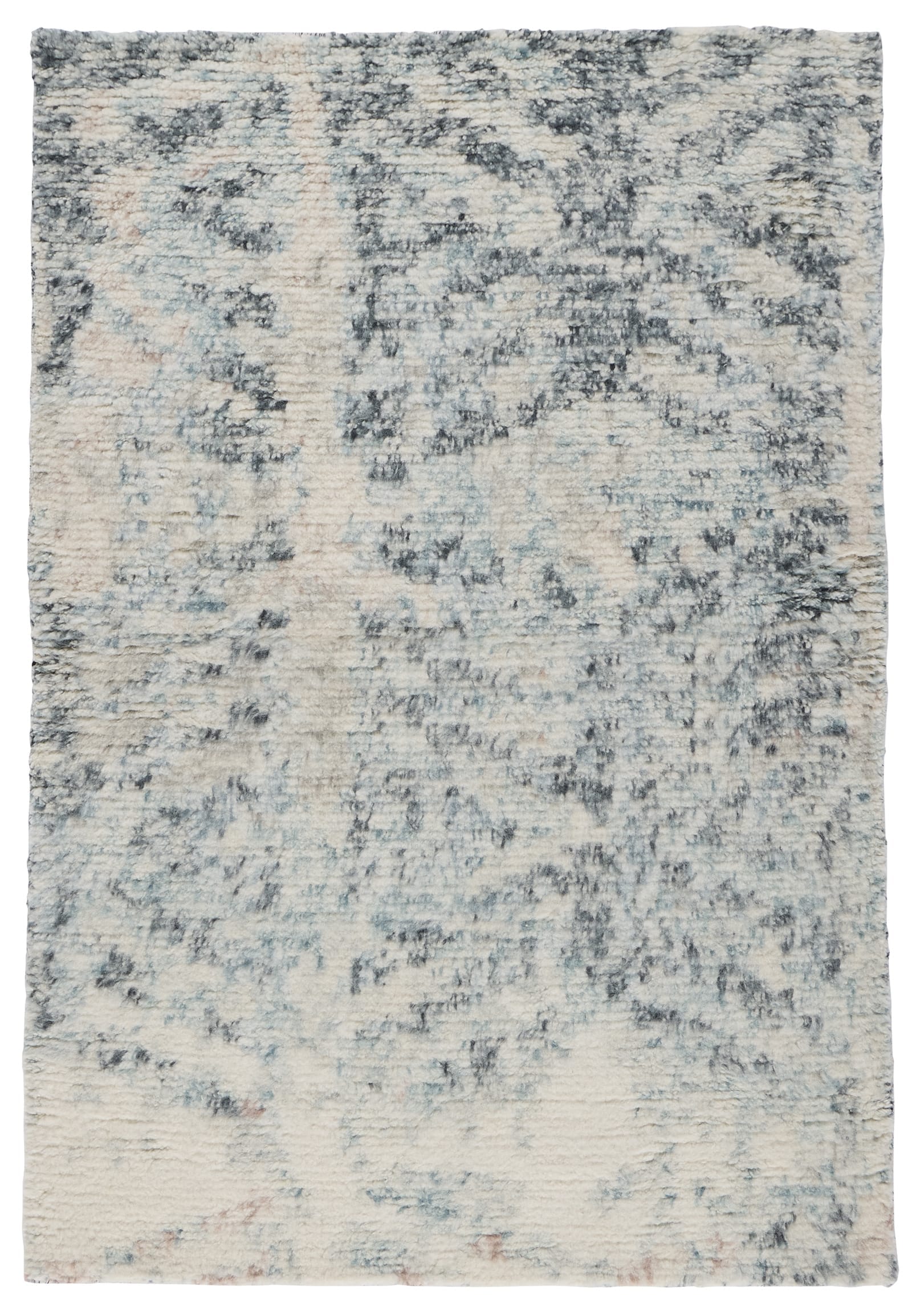 WATERCOLOR CHEVRON WHITE BLUE