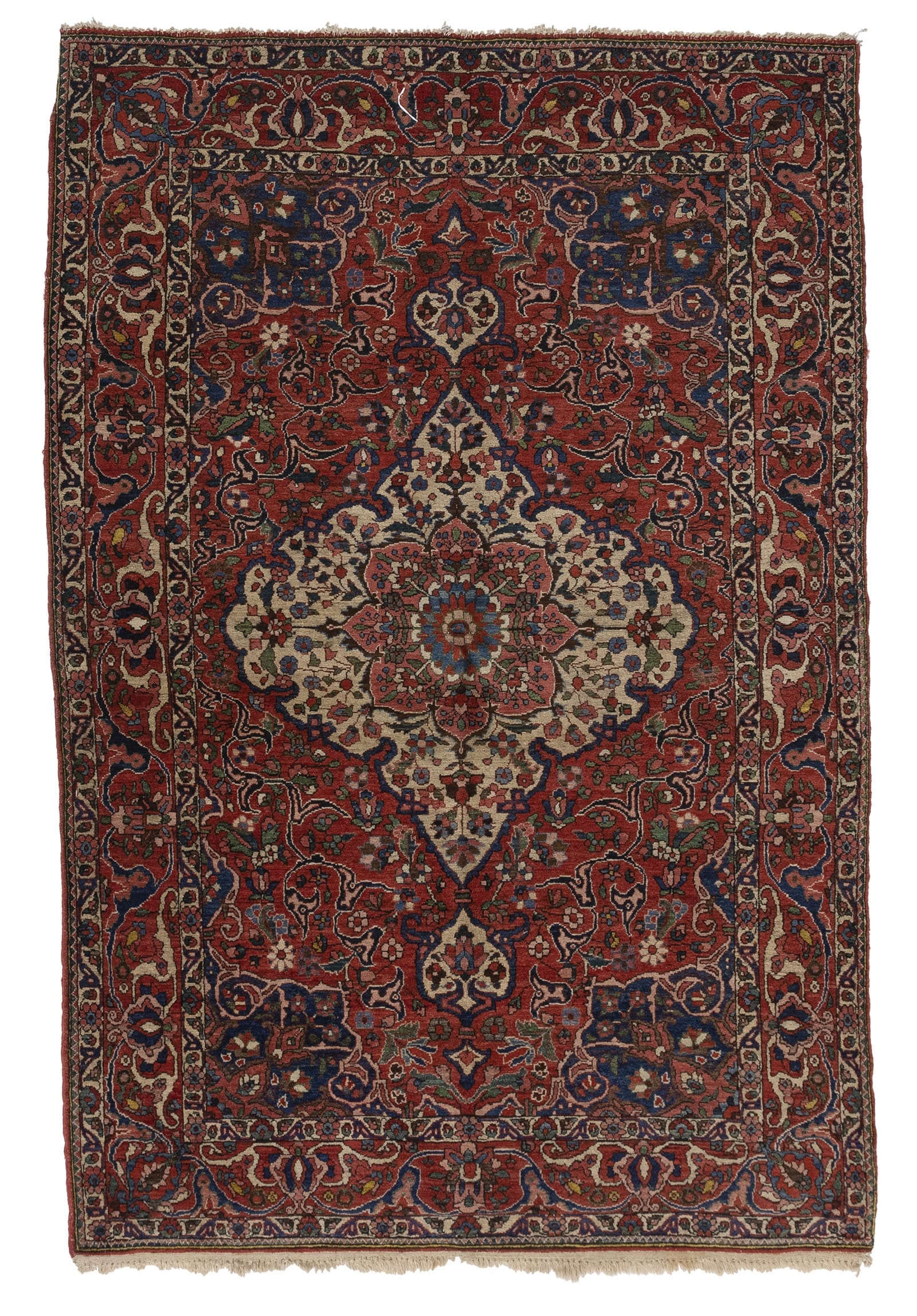 ANTIQUE PERSIAN BAKTIAR 4'5" x 7'1"