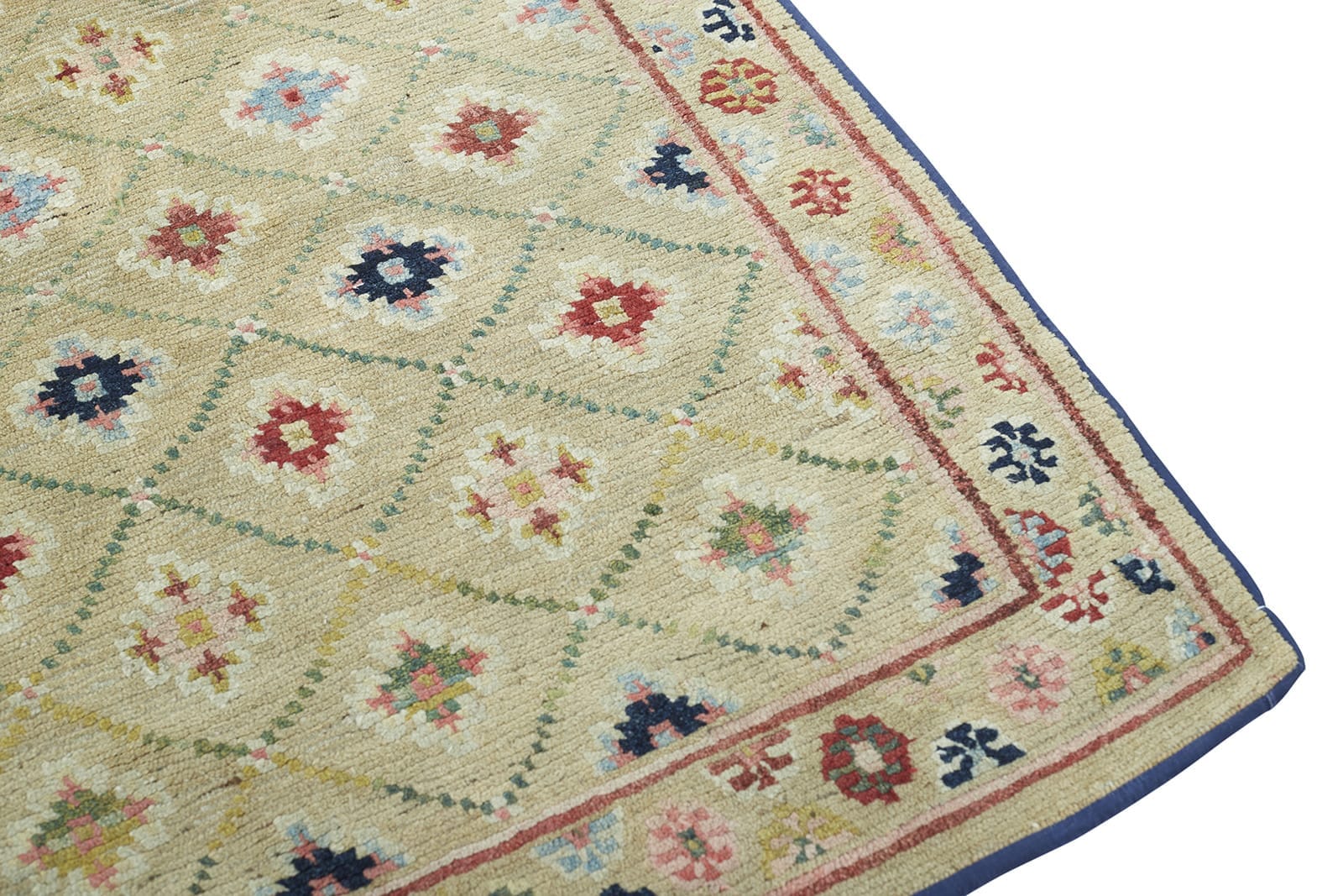 ANTIQUE TIBETAN KHADEN 2' 6" x 4' 9" Late 19th C Rug Detail 1