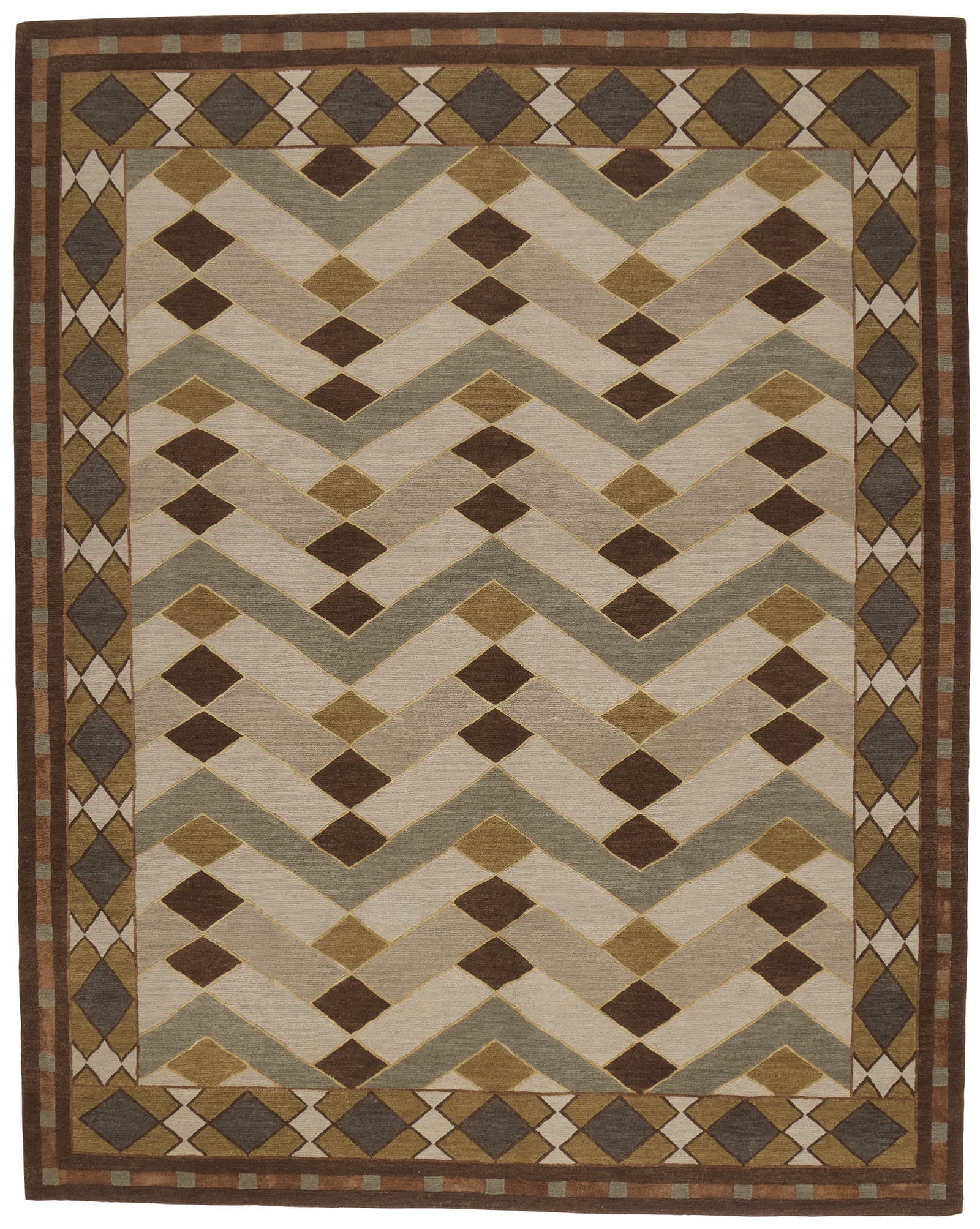 Geo Facet Natural Umber