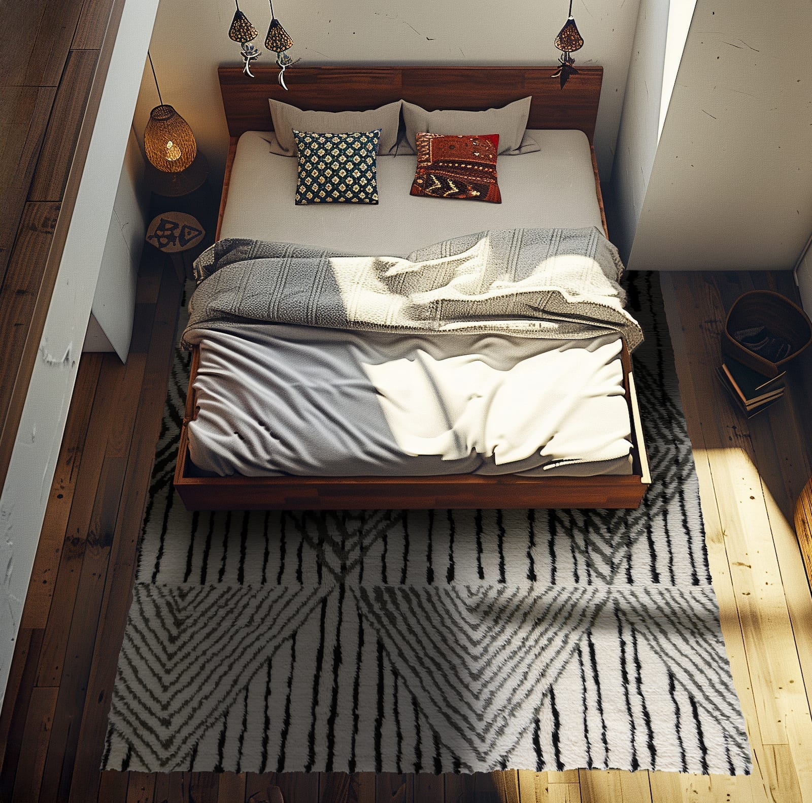 LOOM BLACK WHITE Product Tufenkian Artisan Carpets Lifestyle room-image