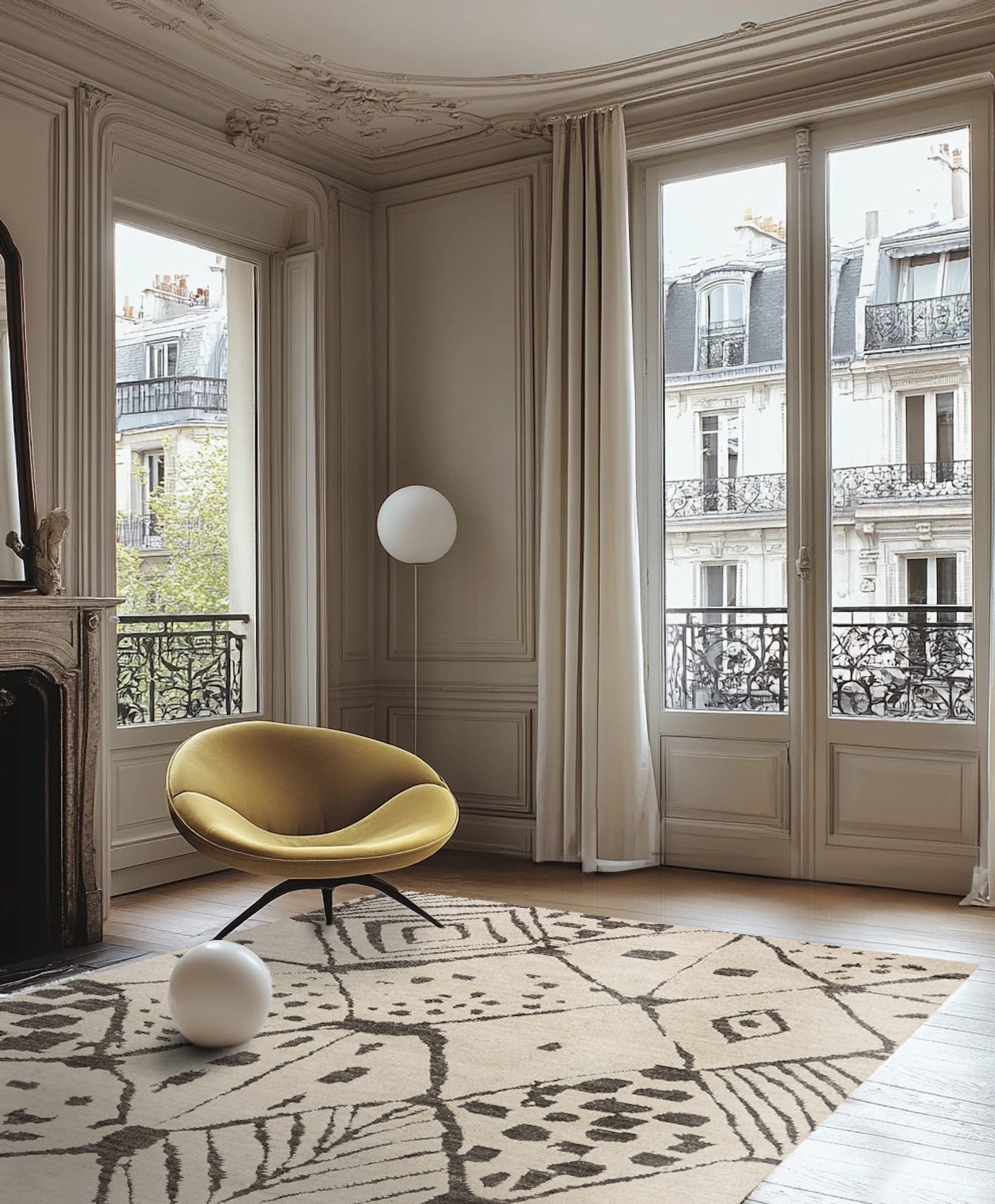 RABAT WHITE NATURAL Product Tufenkian Artisan Carpets Lifestyle room-image