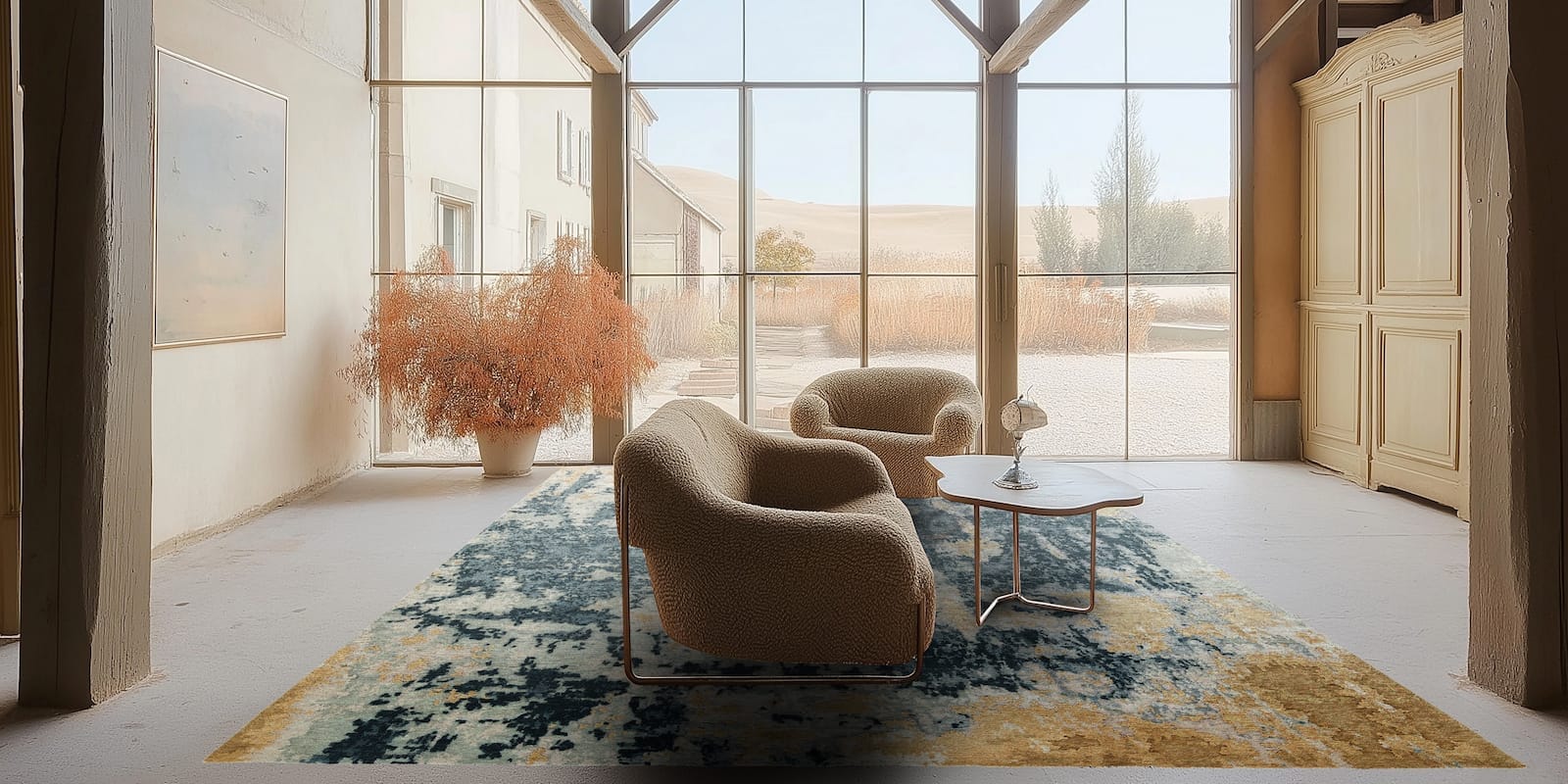 SGRAFFITO OBSIDIAN BLUE