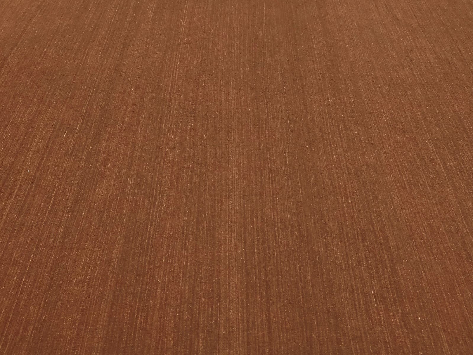 WOOL KILIM SOLID RUSSET