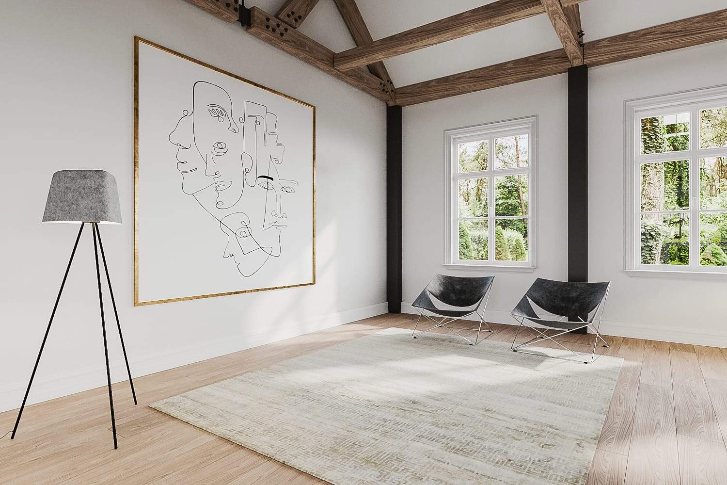 ARTEMIS TAN Product Tufenkian Artisan Carpets Lifestyle room-image