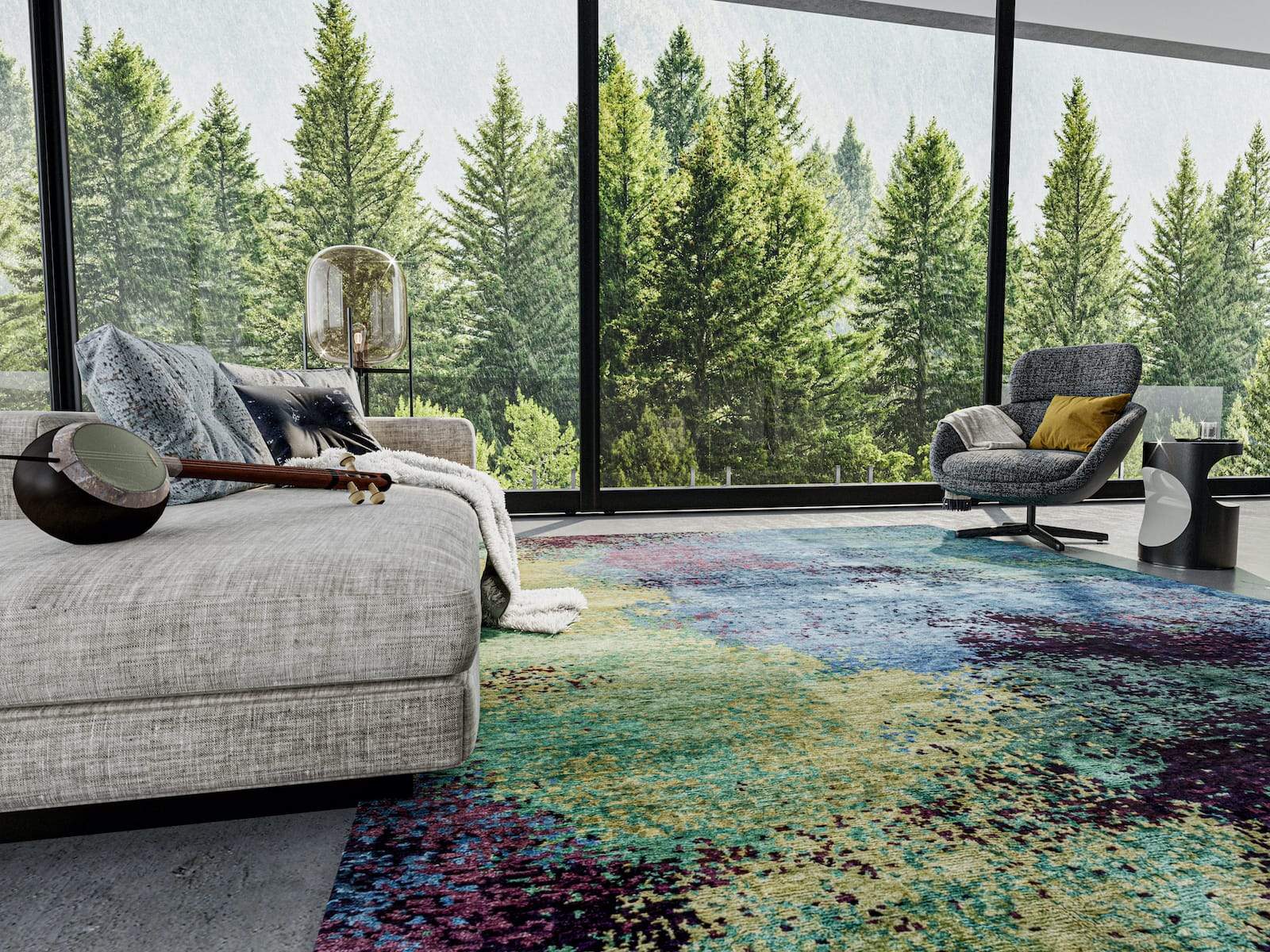 ABERDEEN II AURORA Products Tufenkian Artisan Carpets Lifestyle room-image