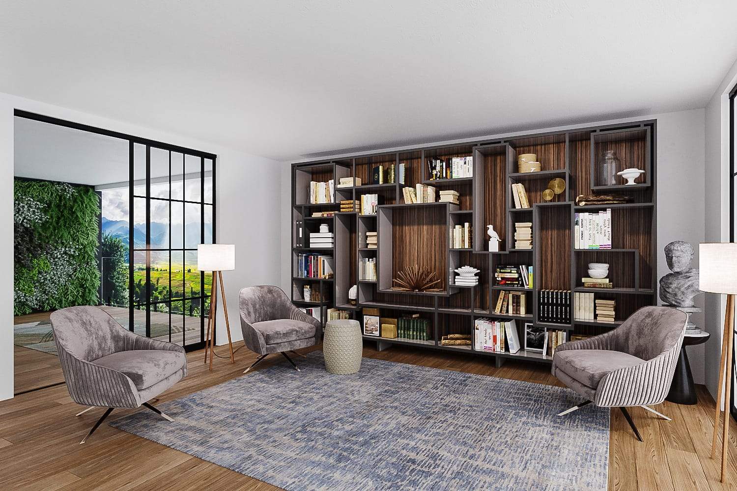 BILLOW OCEAN Product Tufenkian Artisan Carpets Lifestyle room-image