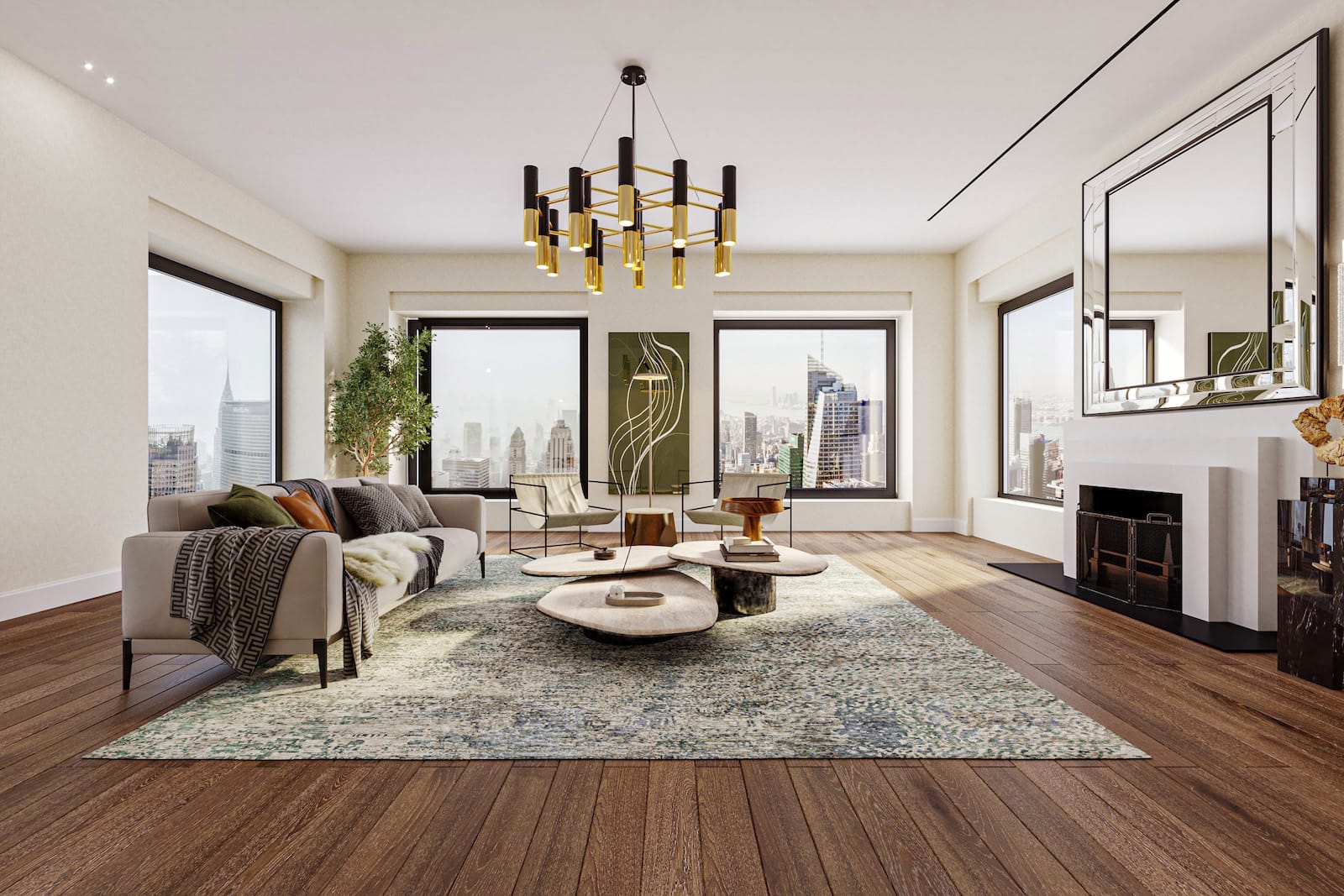 BRILLIANCE POWDER Product Tufenkian Artisan Carpets Lifestyle room-image