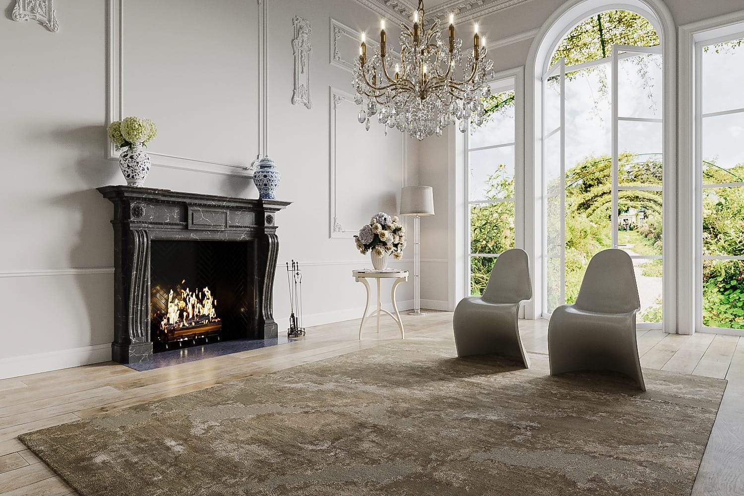 BUTTERFLY PUMICE Product Tufenkian Artisan Carpets Lifestyle room-image