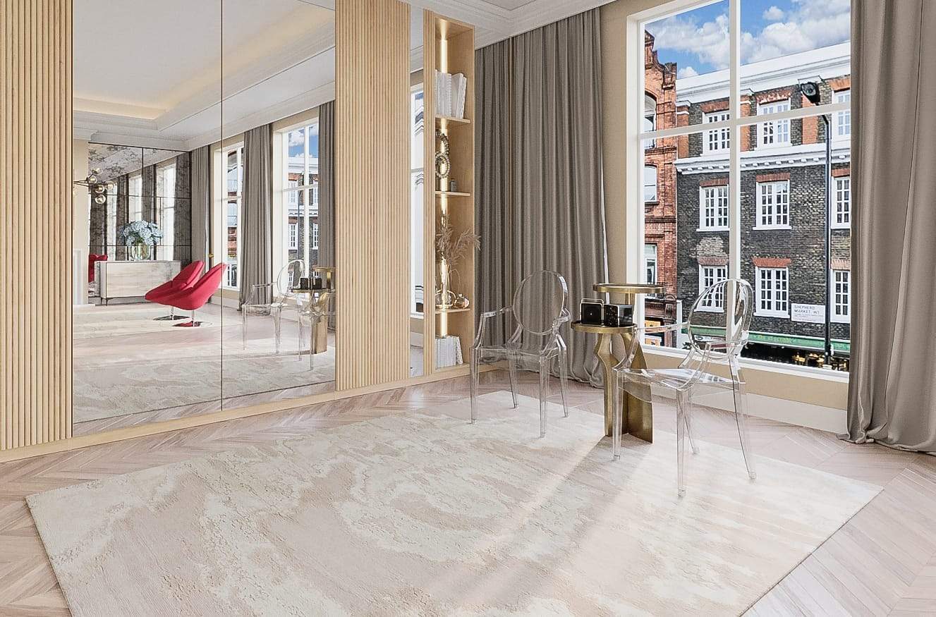 CONCENTRIC BLUSH Product Tufenkian Artisan Carpets Lifestyle room-image