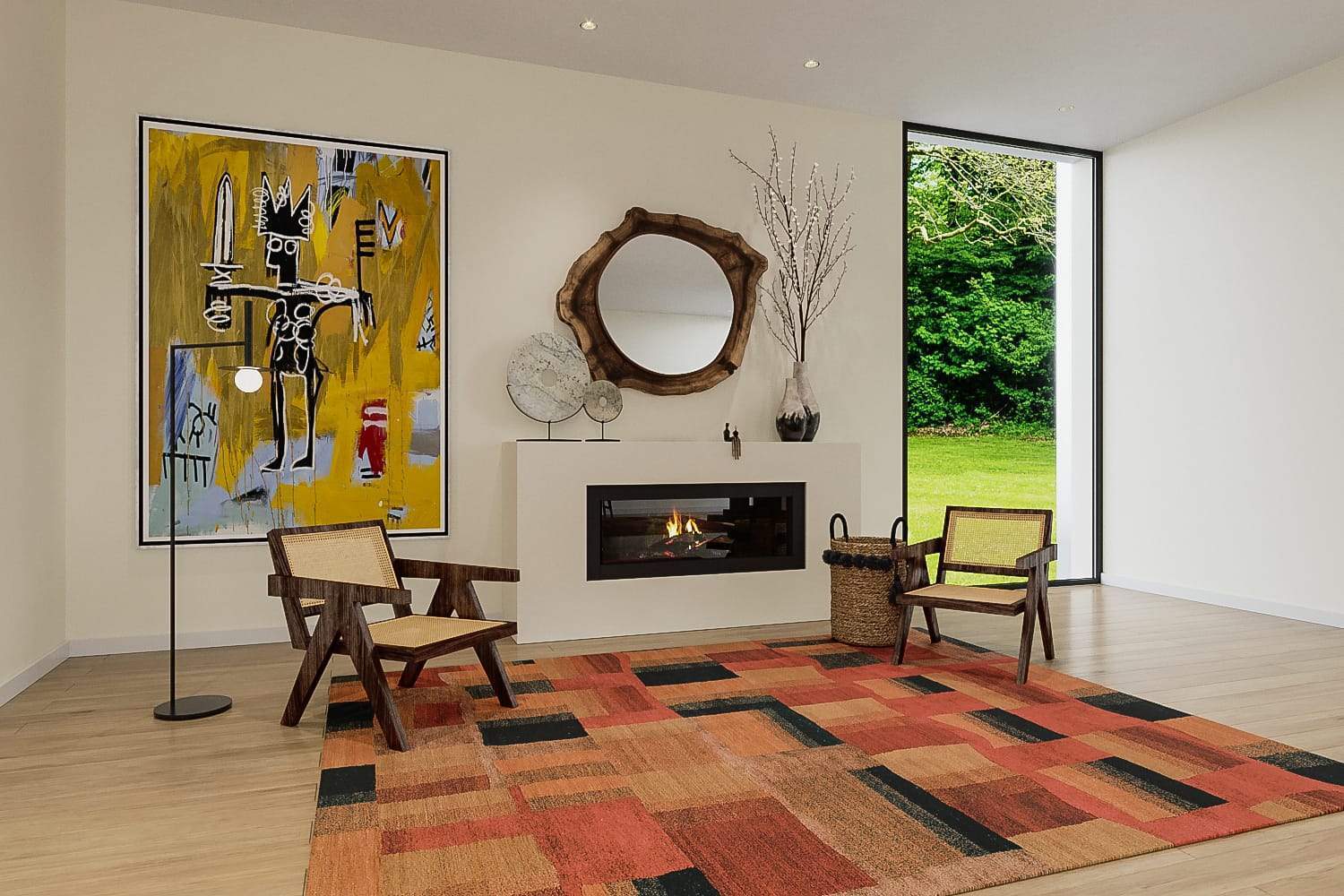 EVA H LAVA Lifestyle room-image Tufenkian Artisan Carpets