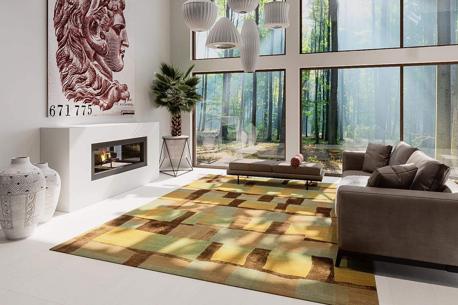 EVA H NEPTUNE Product Tufenkian Artisan Carpets Lifestyle room-image