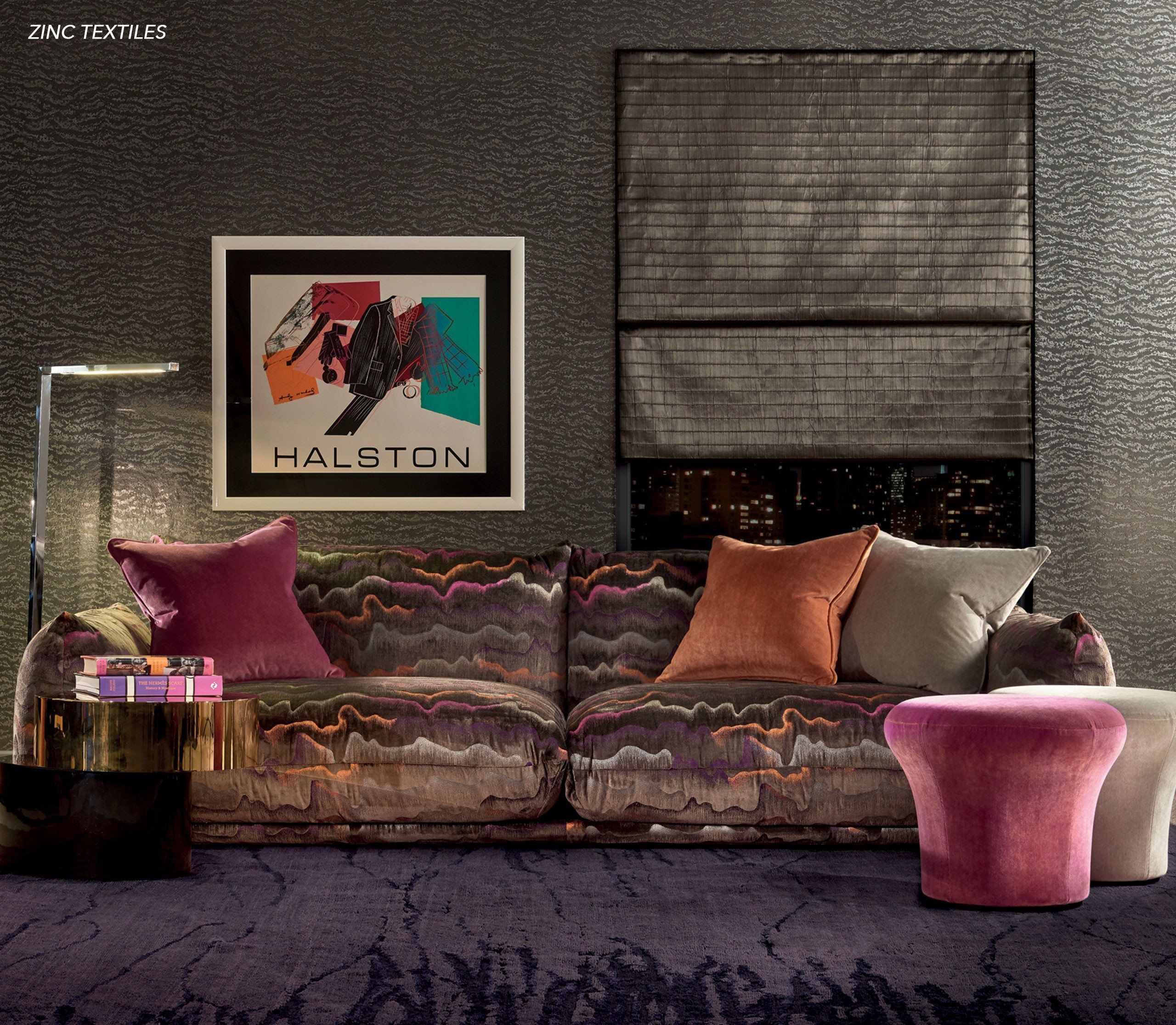 HERE & THERE CABERNET Product Tufenkian Artisan Carpets Lifestyle room-image