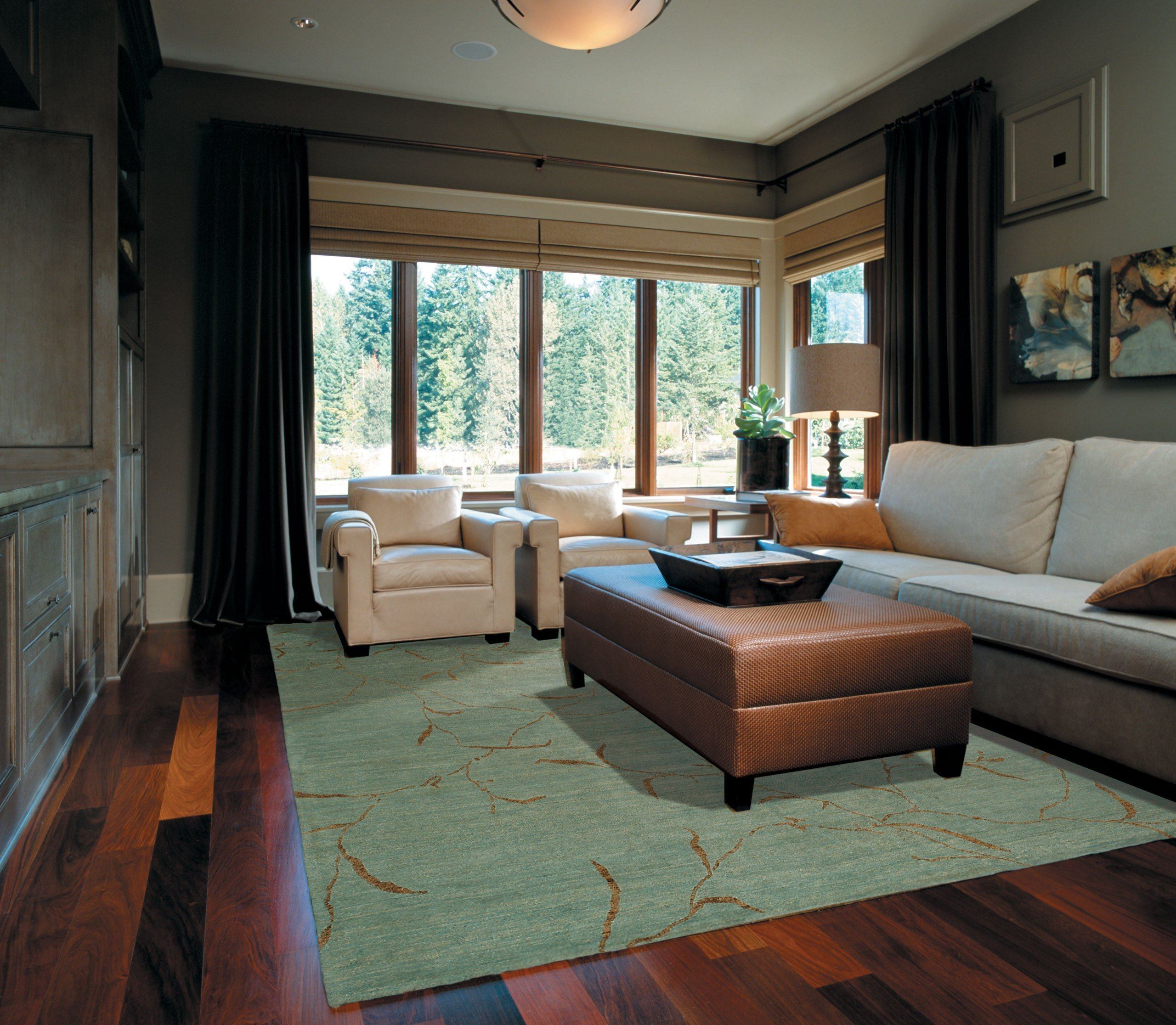 ICEPLUM RAINWATER Lifestyle room-image Tufenkian Artisan Carpets