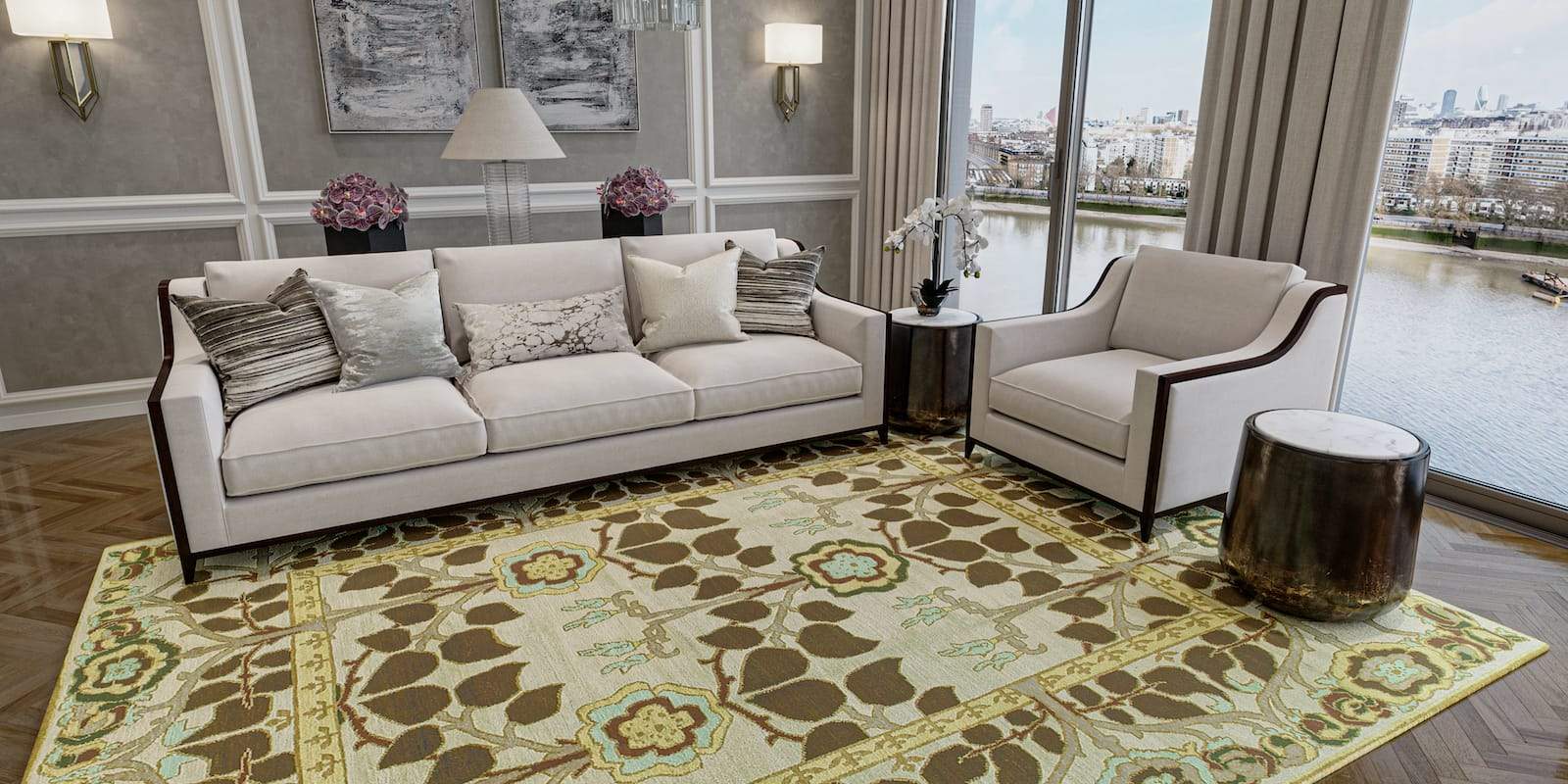 INVERNESS WHITE CHOCOLATE Product Tufenkian Artisan Carpets room-image