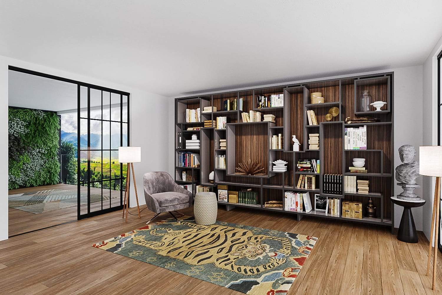 KITTY PLAY BALL BLUE Product Tufenkian Artisan Carpets Lifestyle room-image