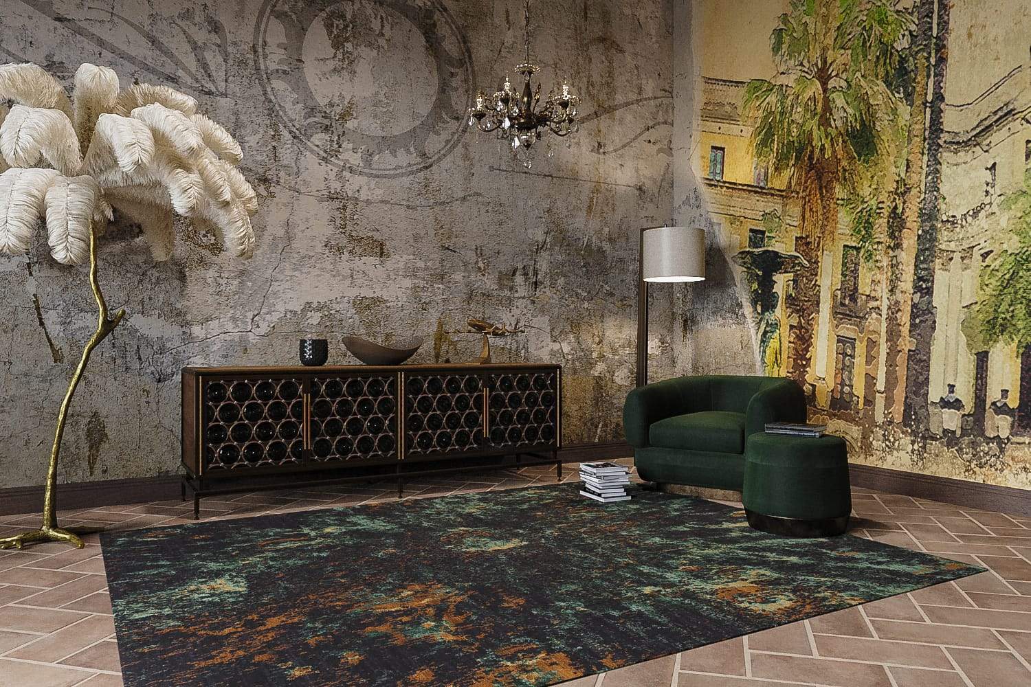 MOONSCAPE MALACHITE Product Tufenkian Artisan Carpets Lifestyle room-image