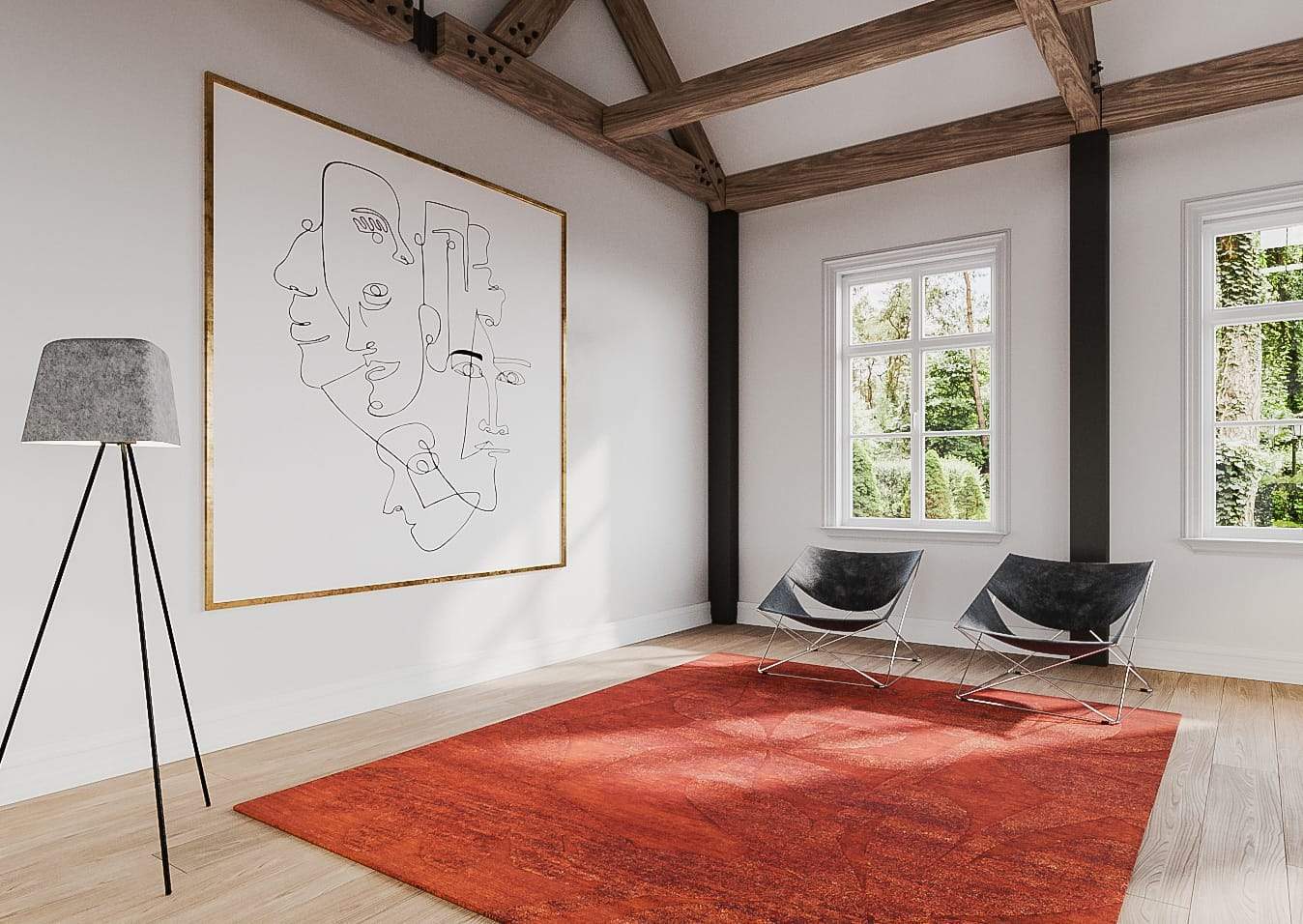 PARADISE CAYENNE Product Tufenkian Artisan Carpets Lifestyle room-image