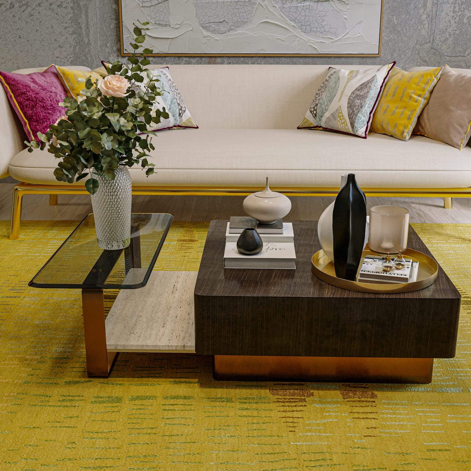 PRATI LIMEGRASS Product Tufenkian Artisan Carpets Lifestyle room-image