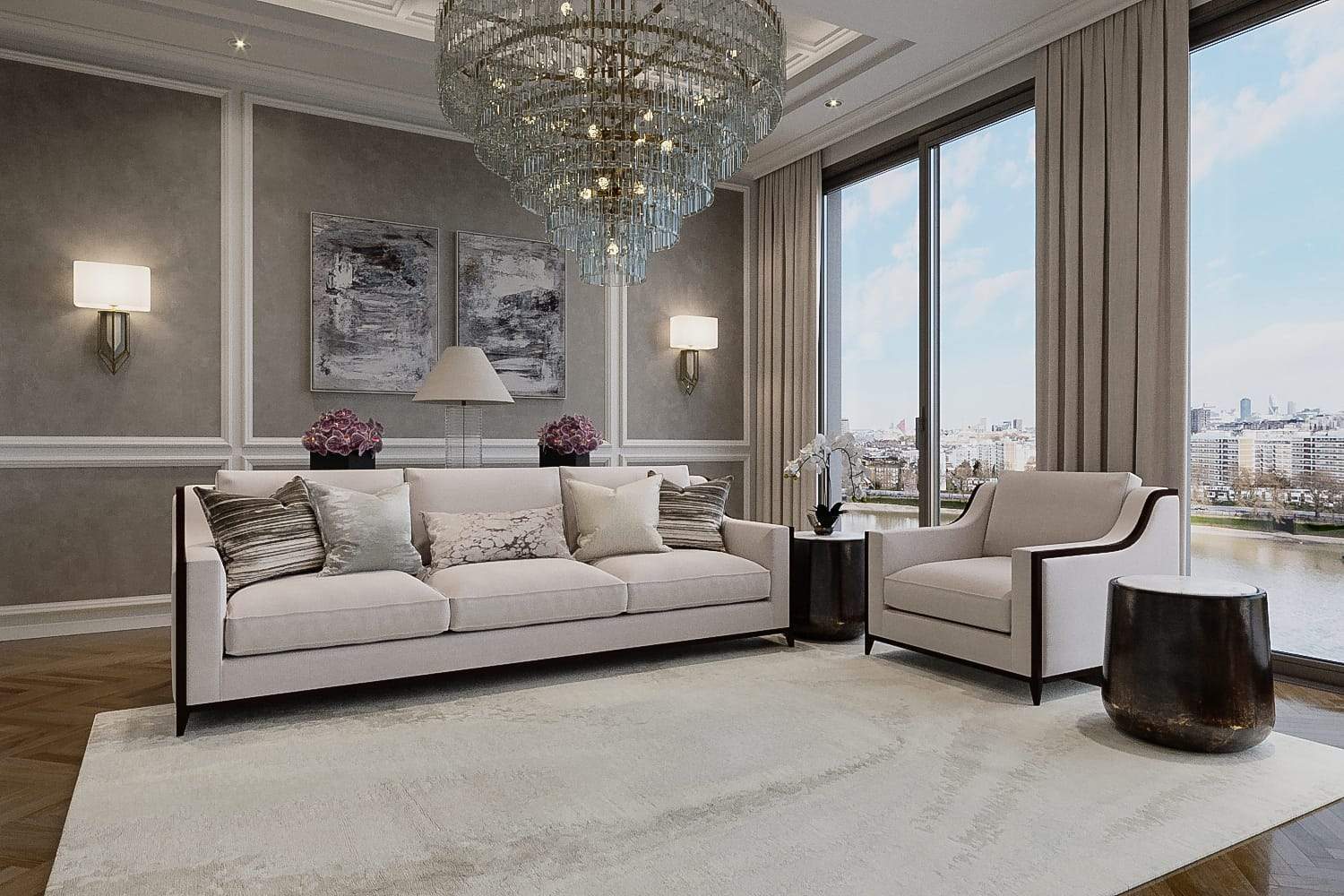 SHORELINE ALABASTER Product Tufenkian Artisan Carpets Lifestyle room-image