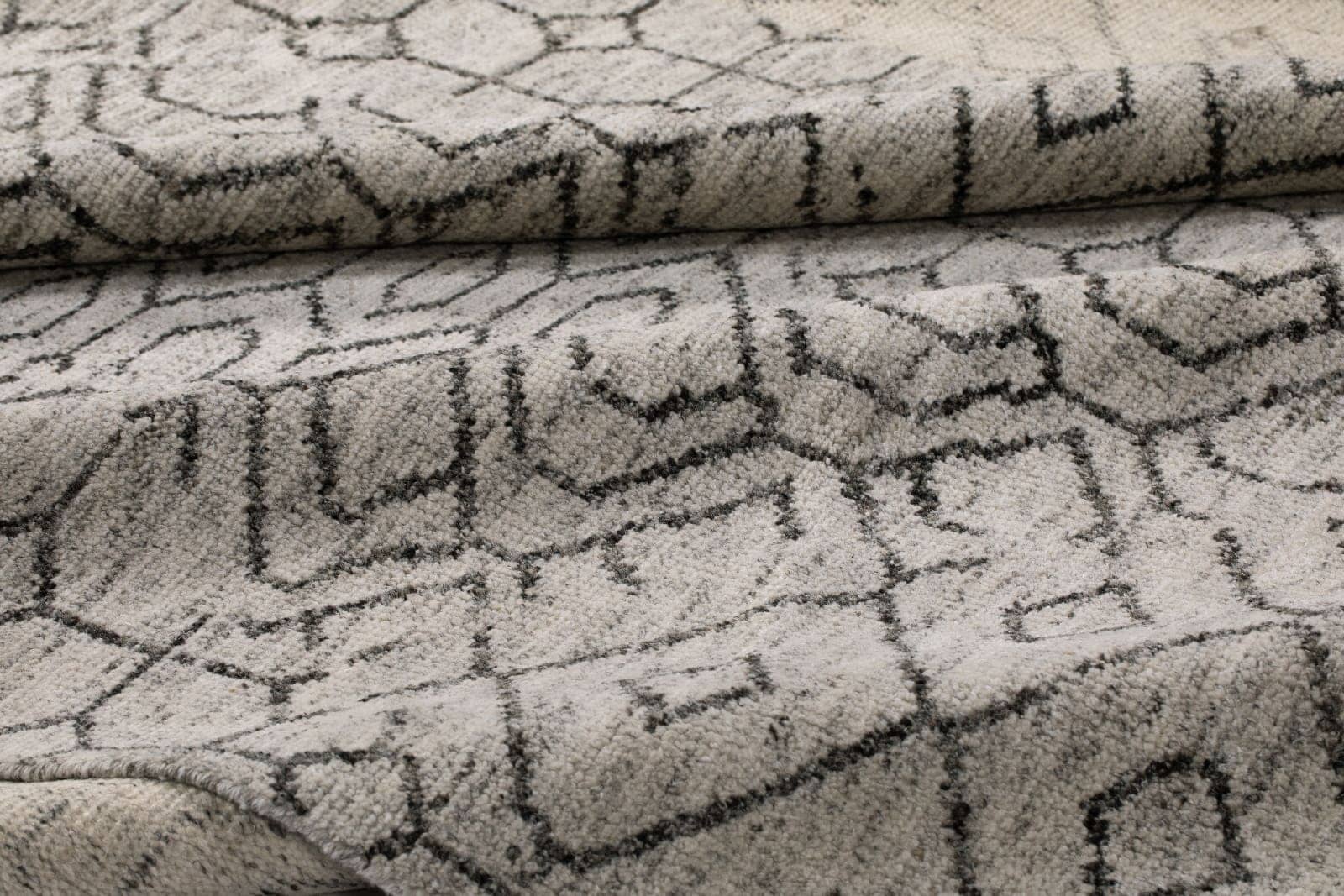 detail image of Sashiko Ivory area rug