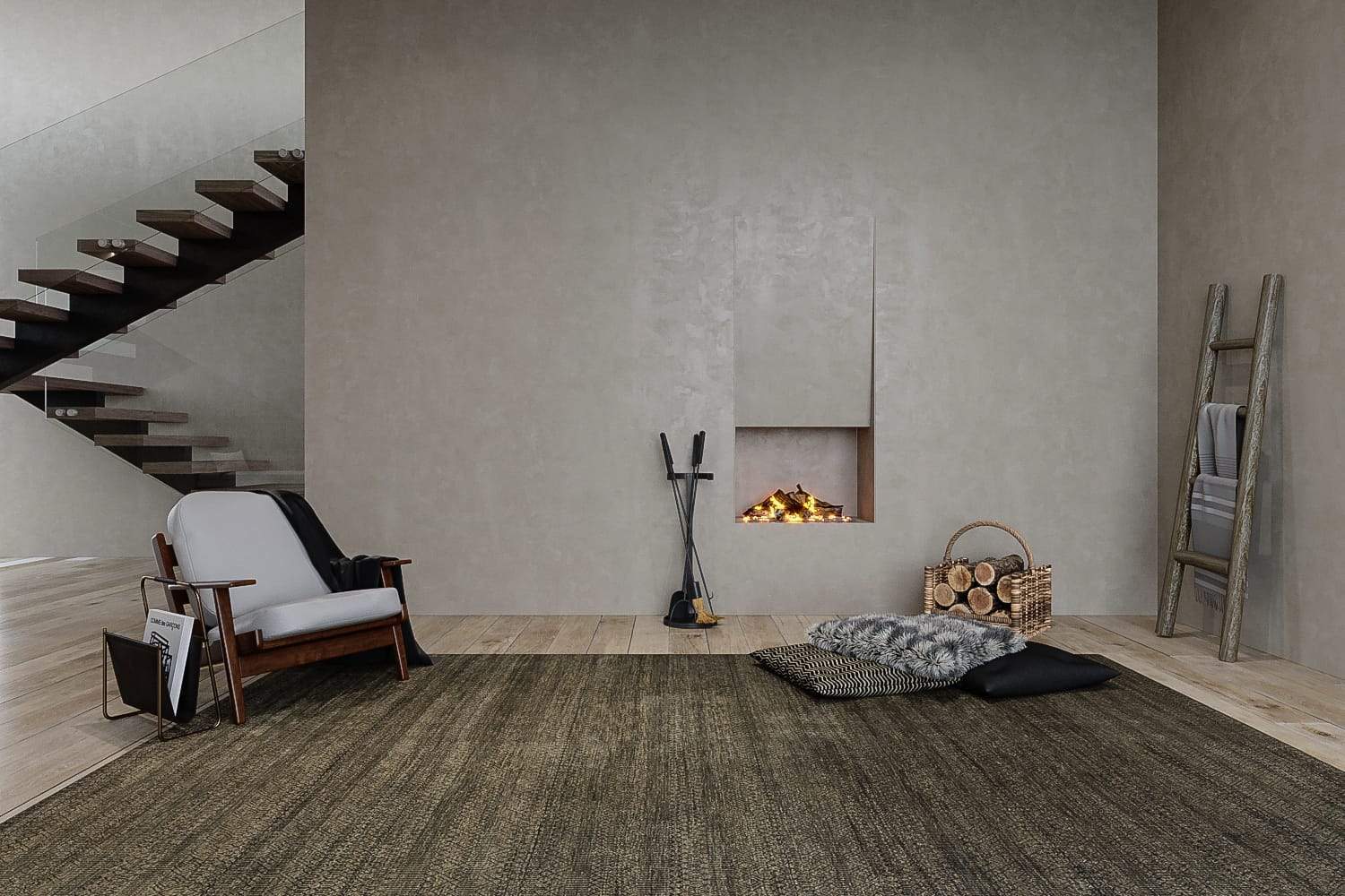 SMITH TAUPE Product Tufenkian Artisan Carpets Lifestyle room-image