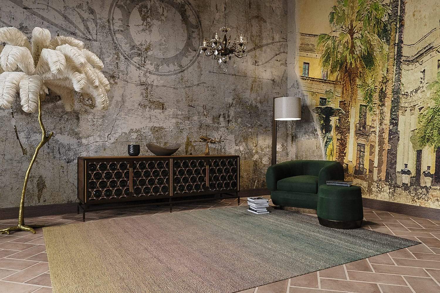 TWILIGHT VI AURORA Product Tufenkian Artisan Carpets Lifestyle room-image