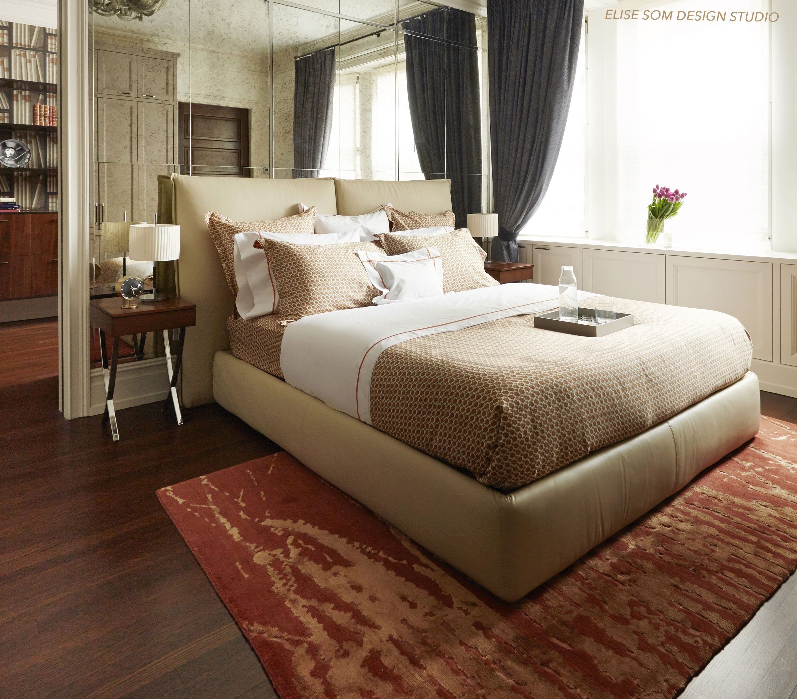 VEN CORAL RUST Product Tufenkian Artisan Carpets Lifestyle room-image