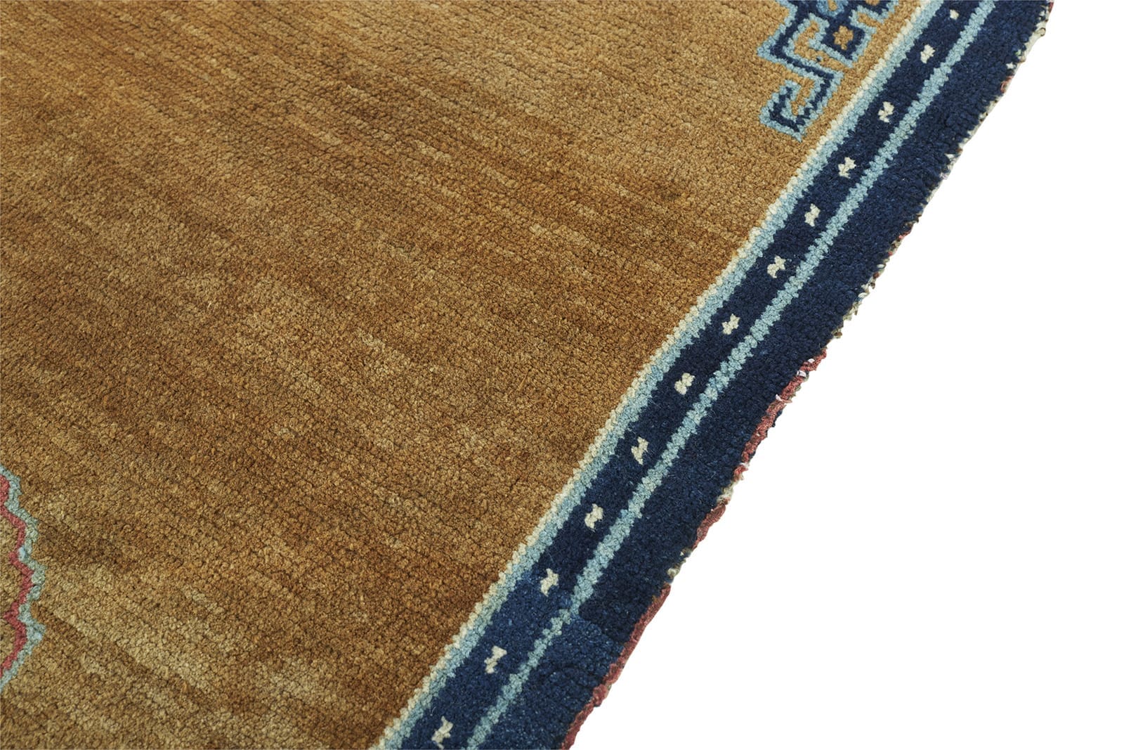 ANTIQUE TIBETAN KHADEN 2' 6" x 4' 10" 19th C Rug Detail 2