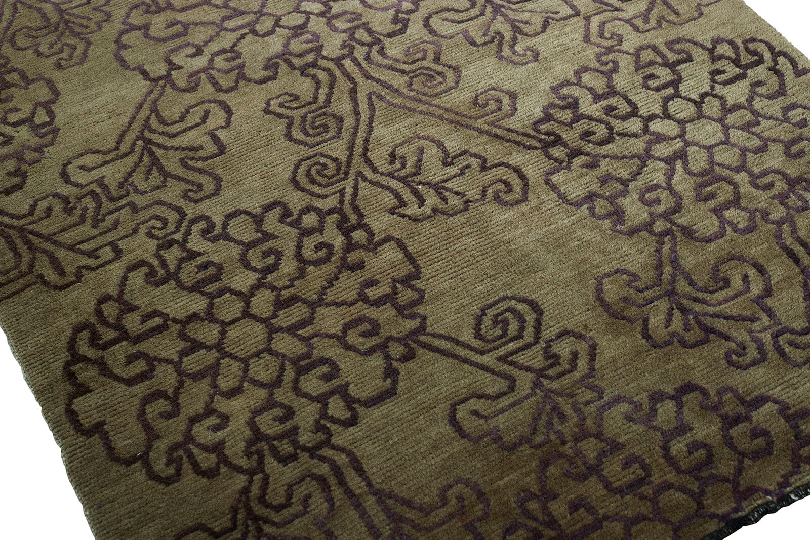 ANTIQUE TIBETAN KHADEN 2' 11" x 5' 5" Late 19th C Rug Detail 2