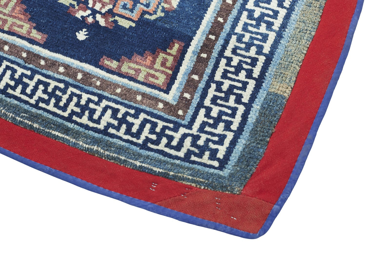 ANTIQUE TIBETAN KHADEN 2' 9" x 4' 3" 19th C Rug Detail 1