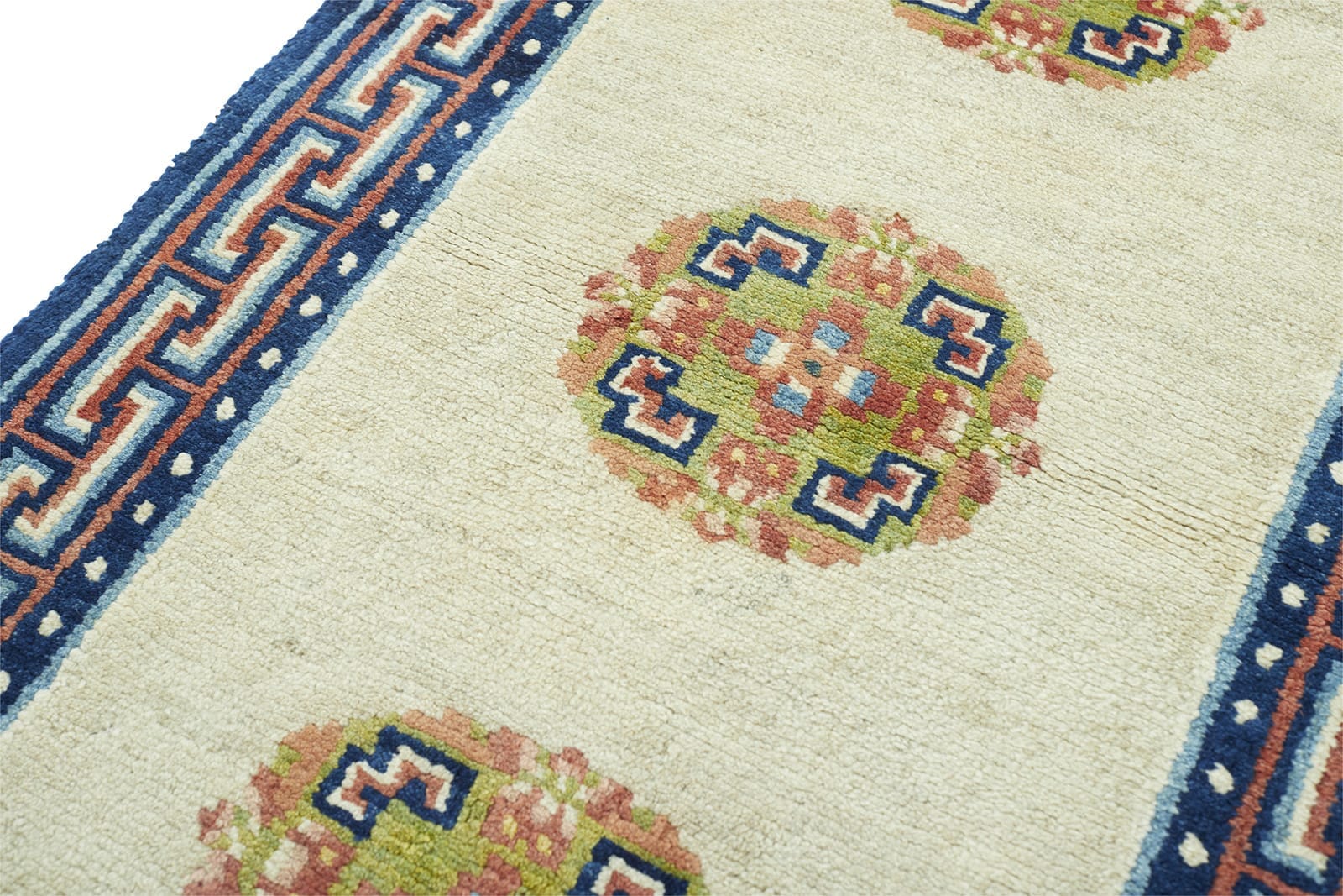 ANTIQUE TIBETAN  2' 4" x 4' 8" Rug Detail 3