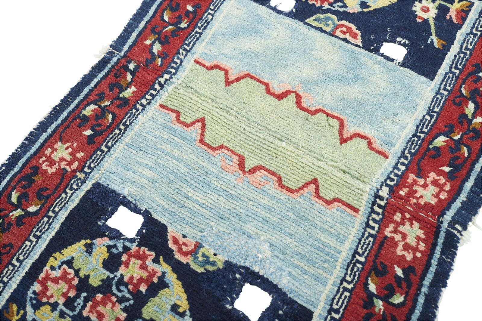 ANTIQUE TIBETAN 1' 10" x 3' 10" Rug Detail 2