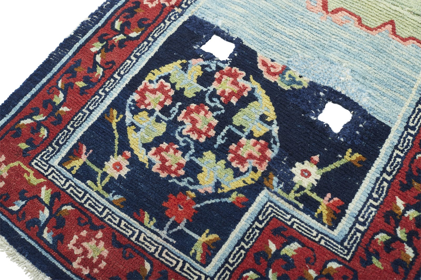 ANTIQUE TIBETAN 1' 10" x 3' 10" Rug Detail 3
