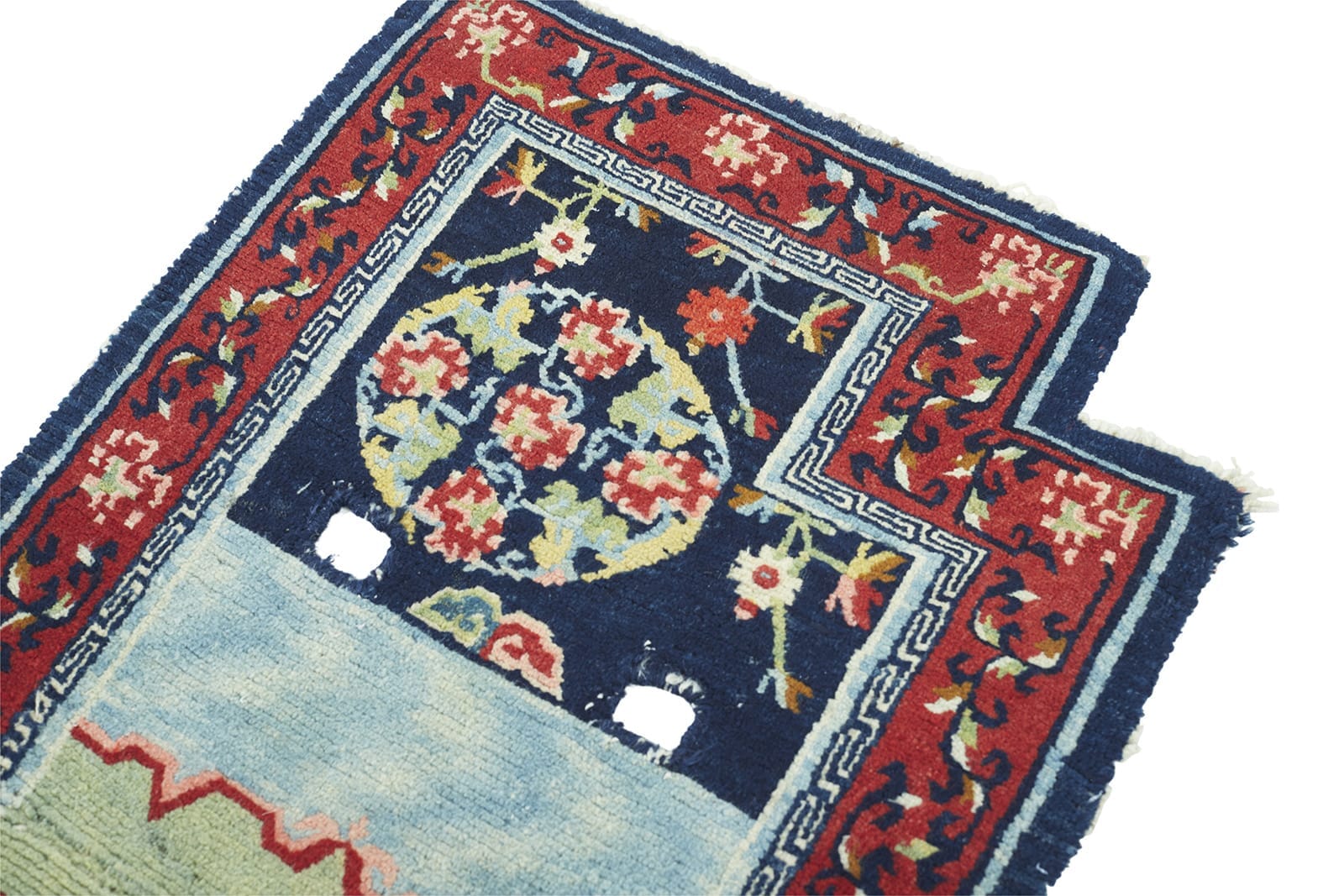 ANTIQUE TIBETAN 1' 10" x 3' 10" Rug Detail 4