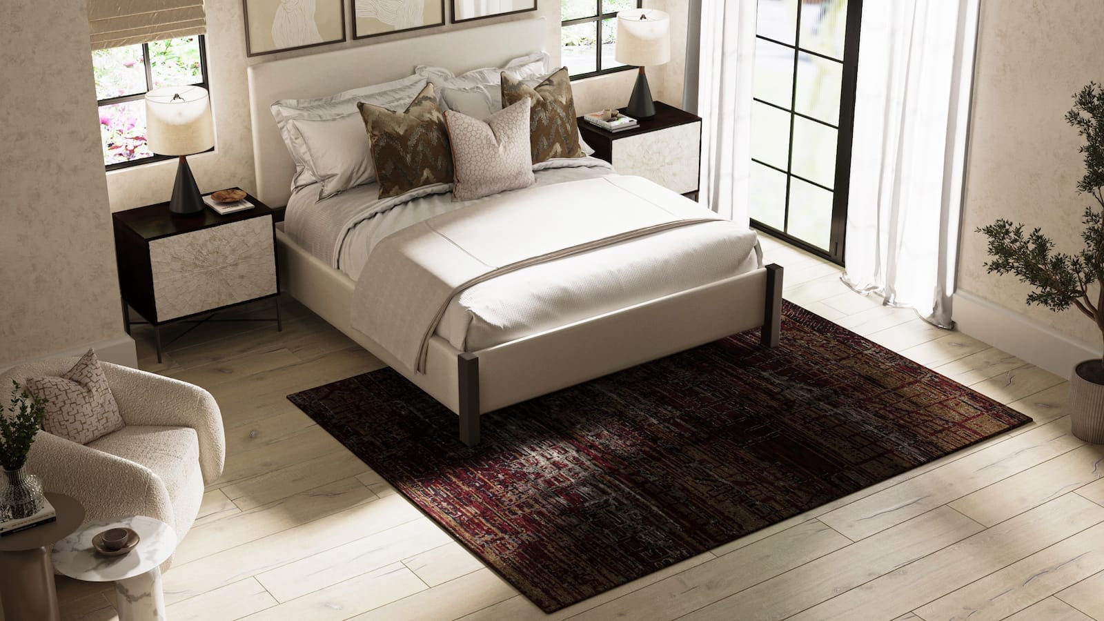 Matrix II Maroon room-image