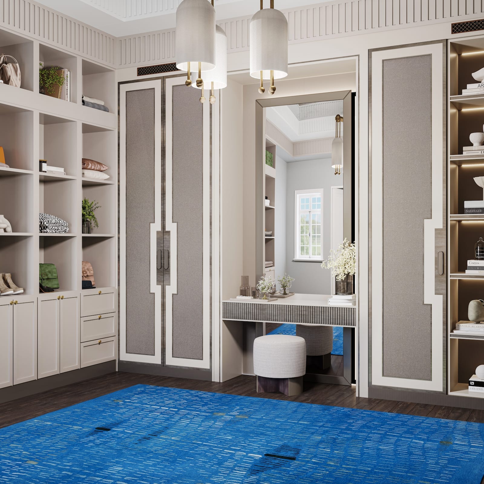 Prati II Blue rug room-image