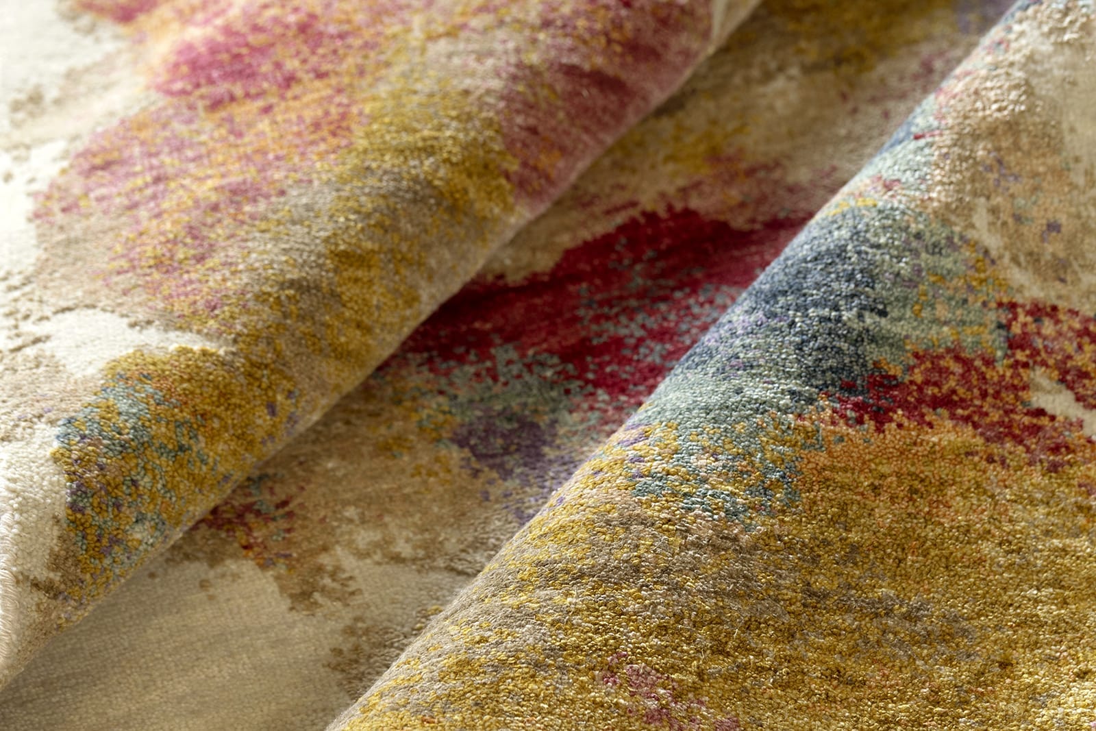 WATERCOLOR III APRICOT Rug detail image