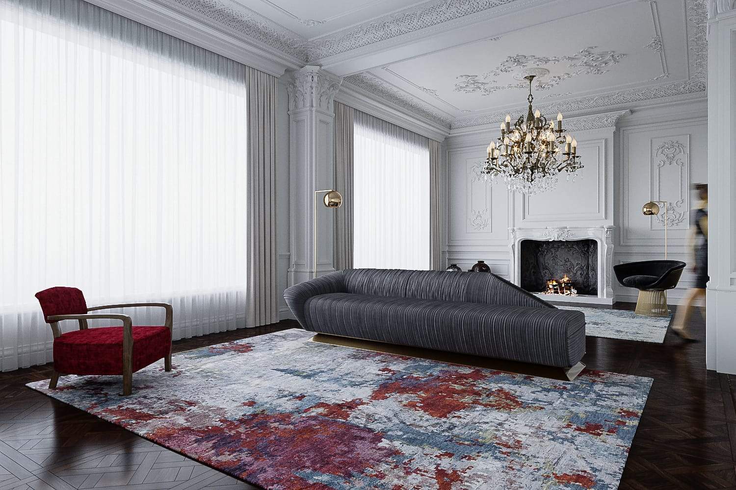 ALBERT AZALEA Product Tufenkian Artisan Carpets Lifestyle room-image