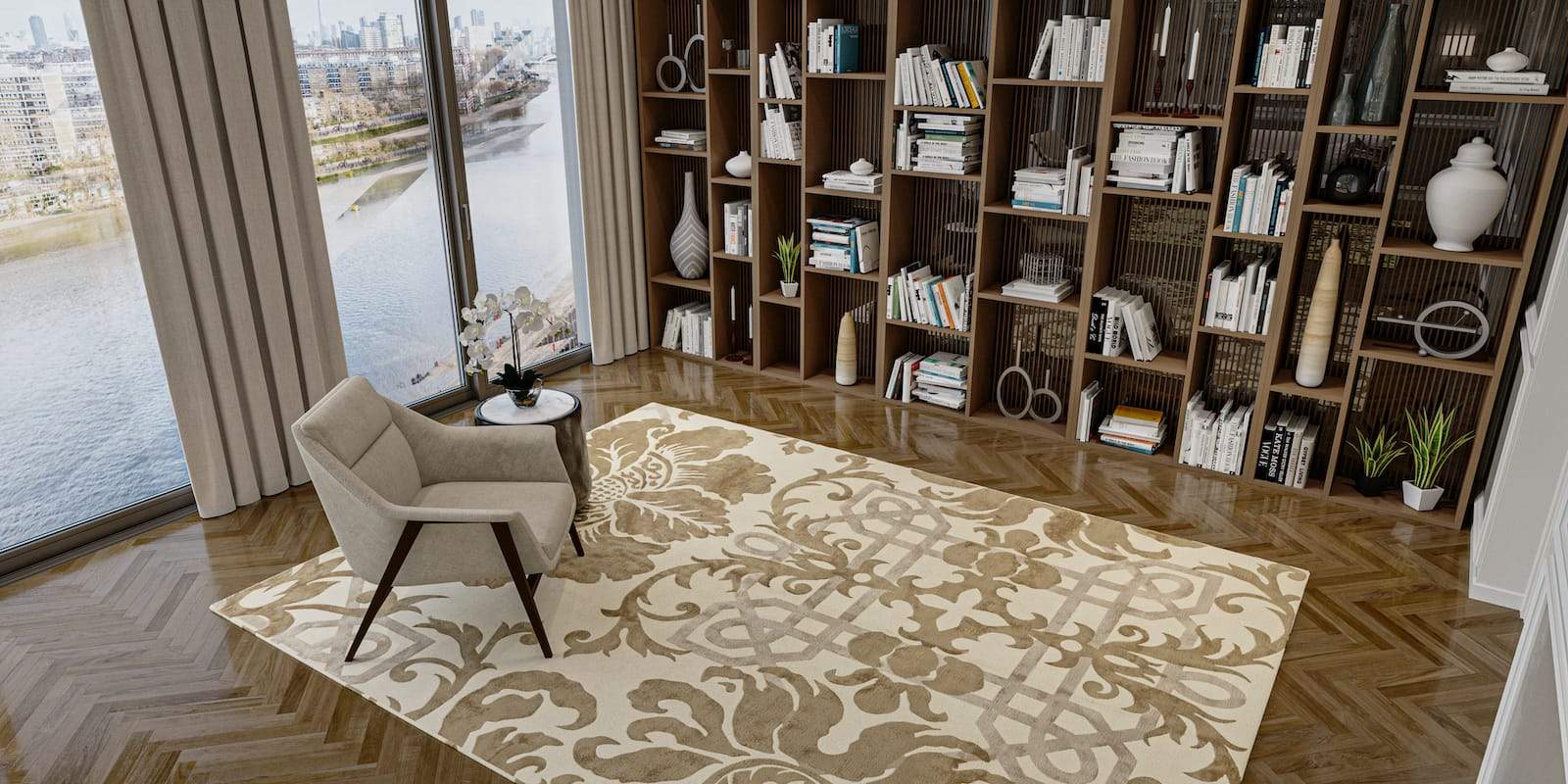 BROCADE MEDICI Product Tufenkian Artisan Carpets Lifestyle room-image