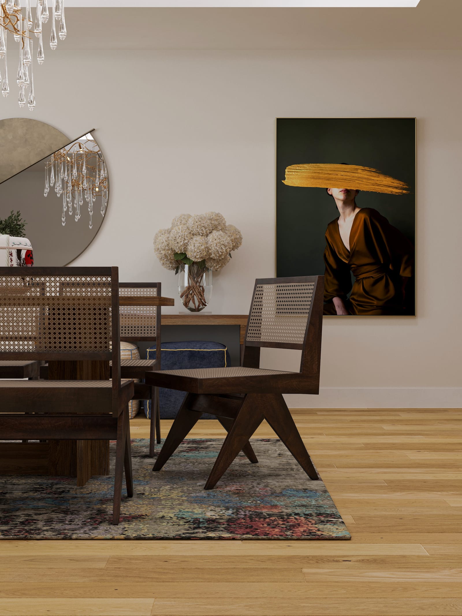 Installation of City Lights IV Black room-image