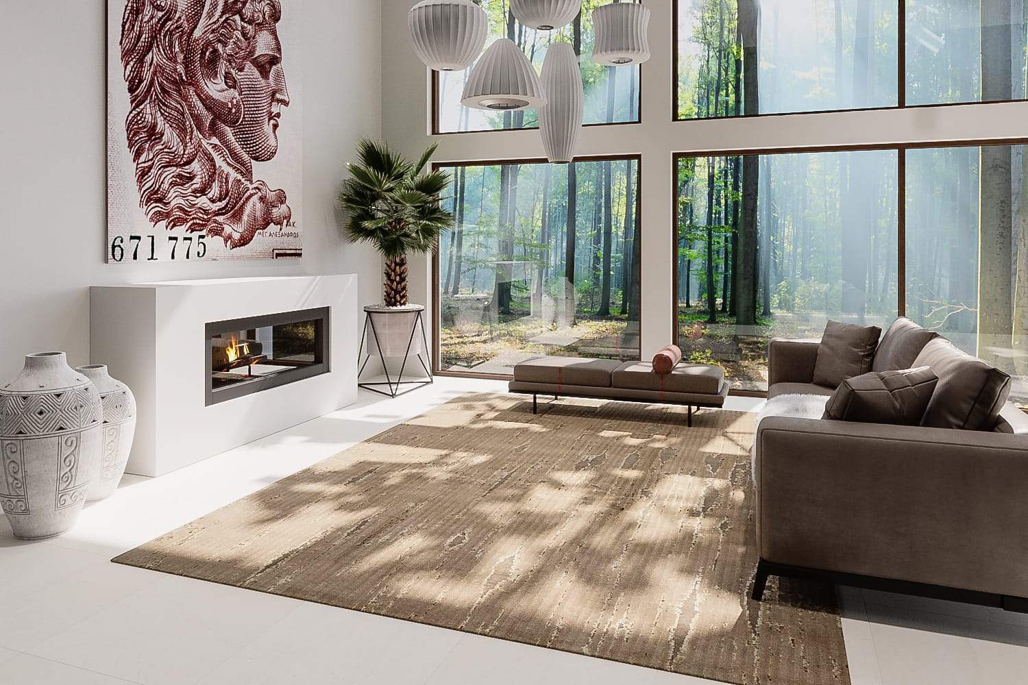 FISSURE BISQUE Product Tufenkian Artisan Carpets Lifestyle room-image