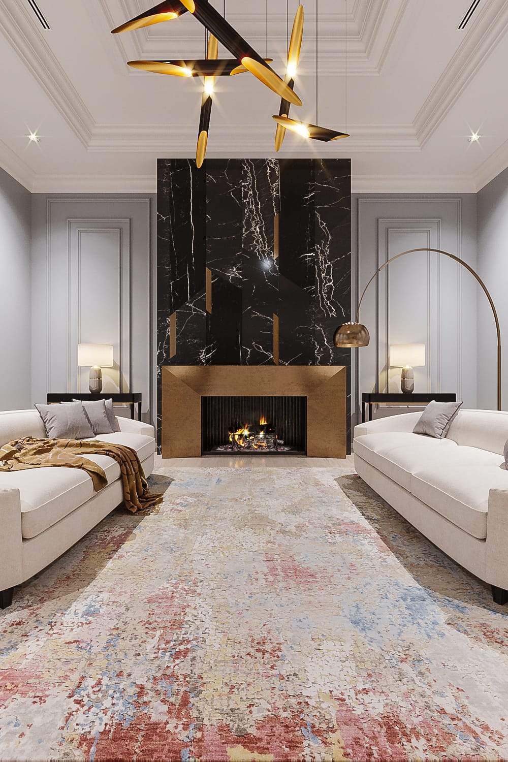 FRIEZE CONFETTI Product Tufenkian Artisan Carpets Lifestyle room-image