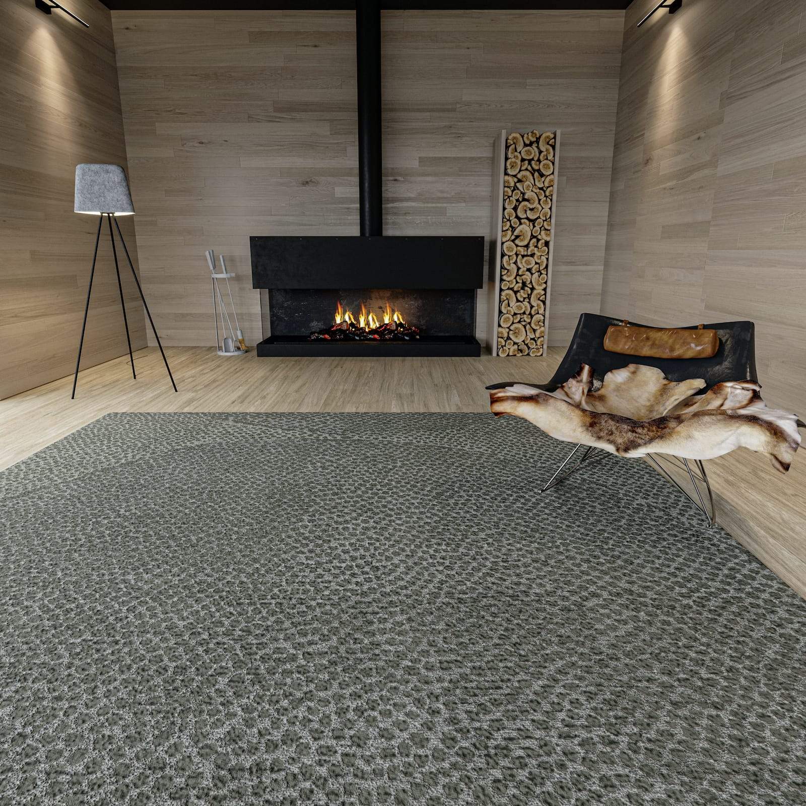 HARVEST MOON SLATE Product Tufenkian Artisan Carpets room-image Lifestyle room-image
