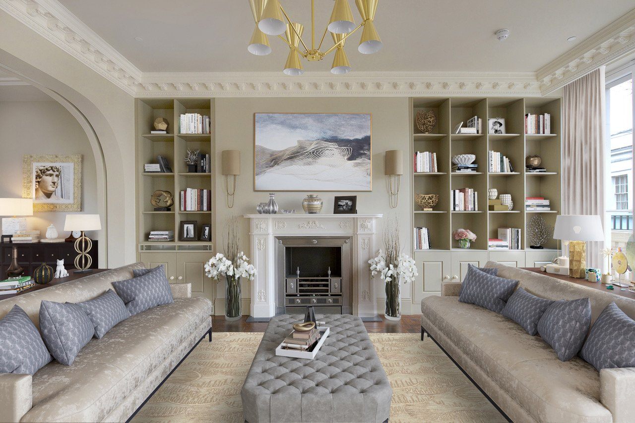 HEAVENLY BISQUE Lifestyle room-image Tufenkian Artisan Carpets 