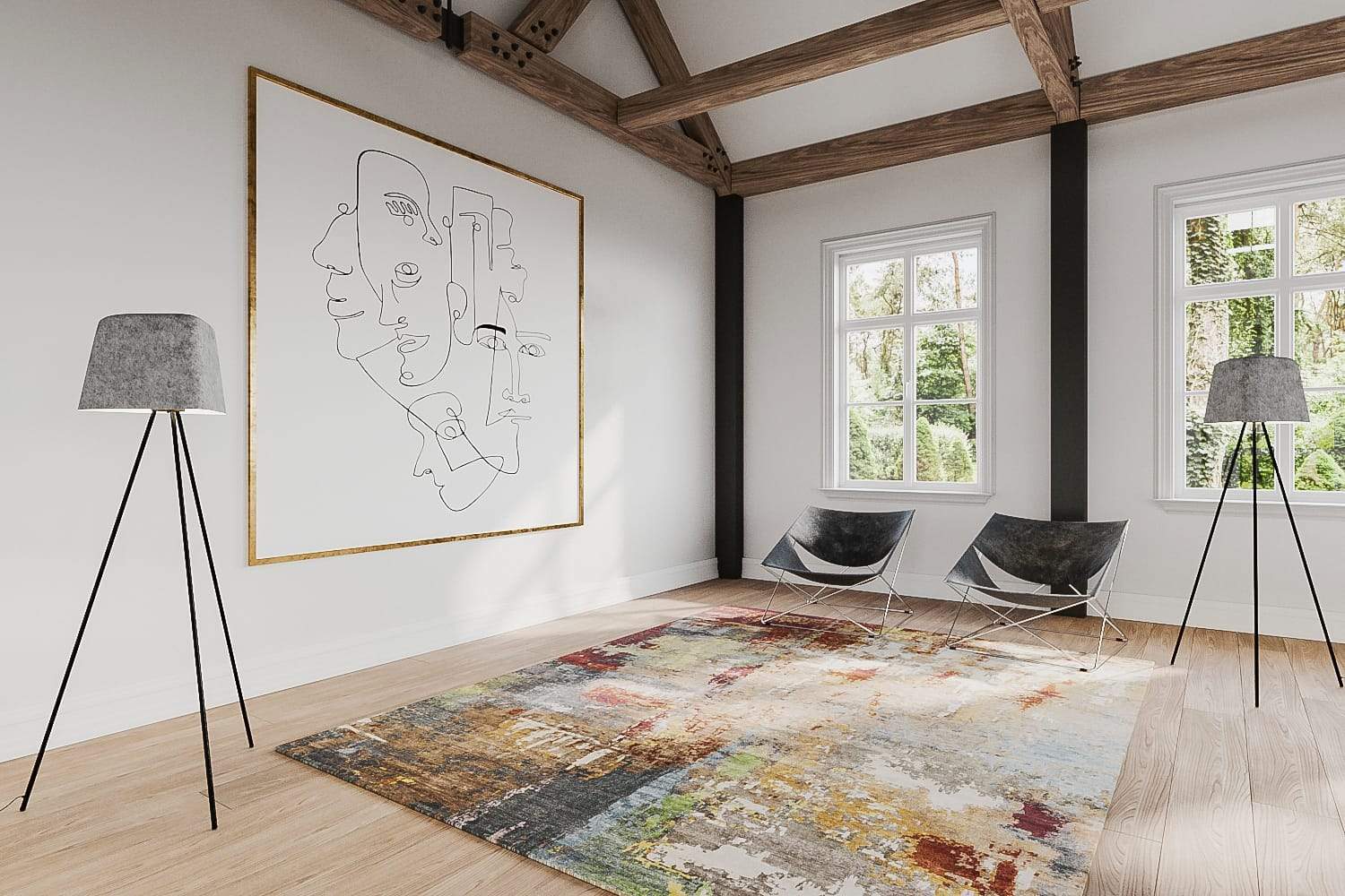 JACKSON FIREWOOD Product Tufenkian Artisan Carpets Lifestyle room-image