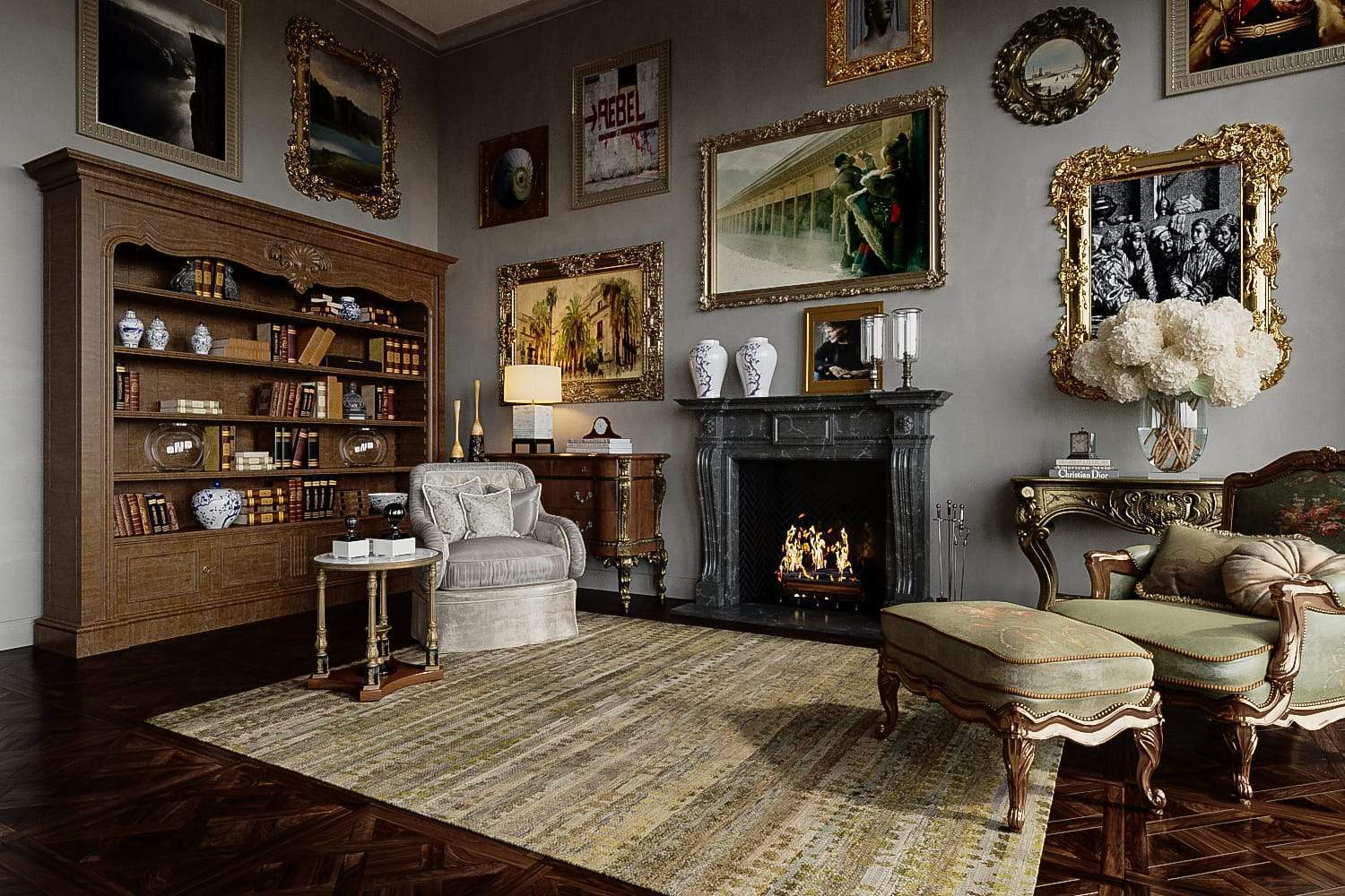 KOMON CITRON Product Tufenkian Artisan Carpets Lifestyle room-image